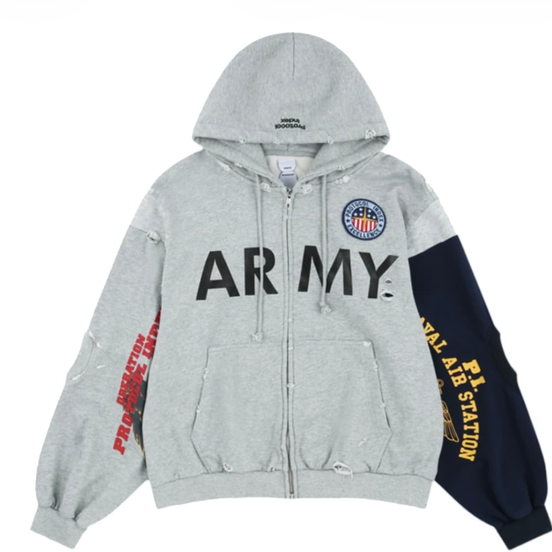 2) 프로토콜 인덱스 후드 집업 상품이미지1