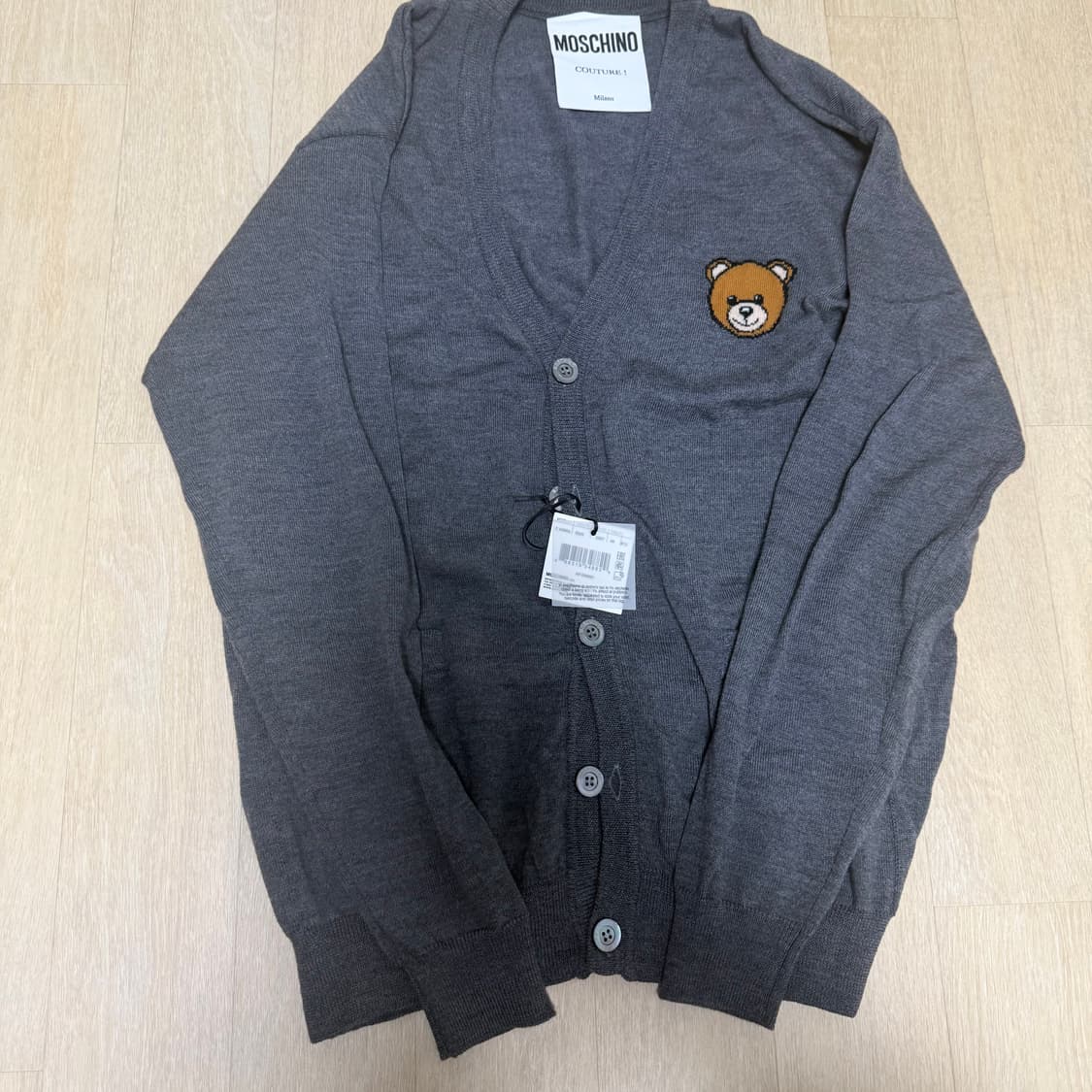 모스키노 테디베어 그리니 가디건 46사이즈 상품이미지1