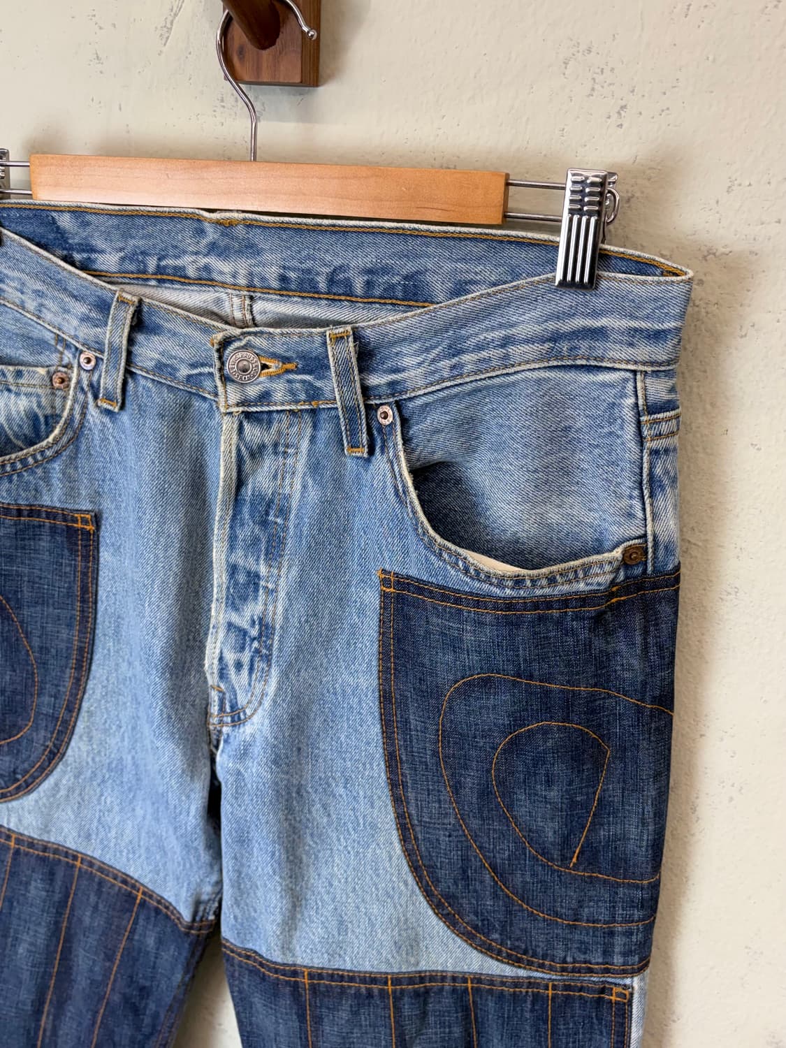 리빌드바이니들스 리바이스 모토크로스 패치 데님팬츠 상품이미지5