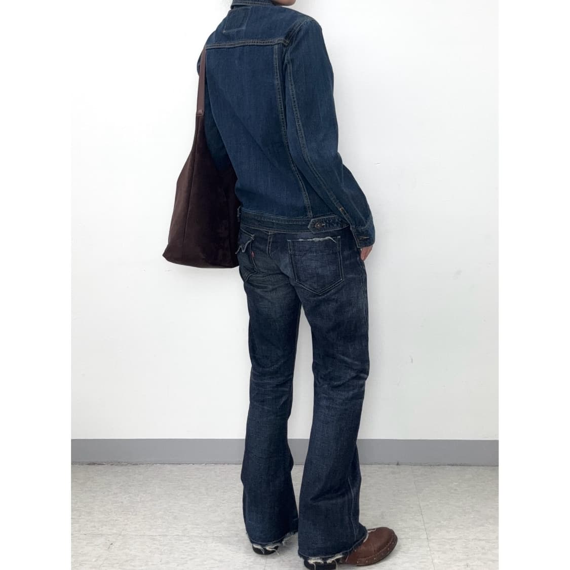빈티지 리바이스 진청 플레어 팬츠 상품이미지3