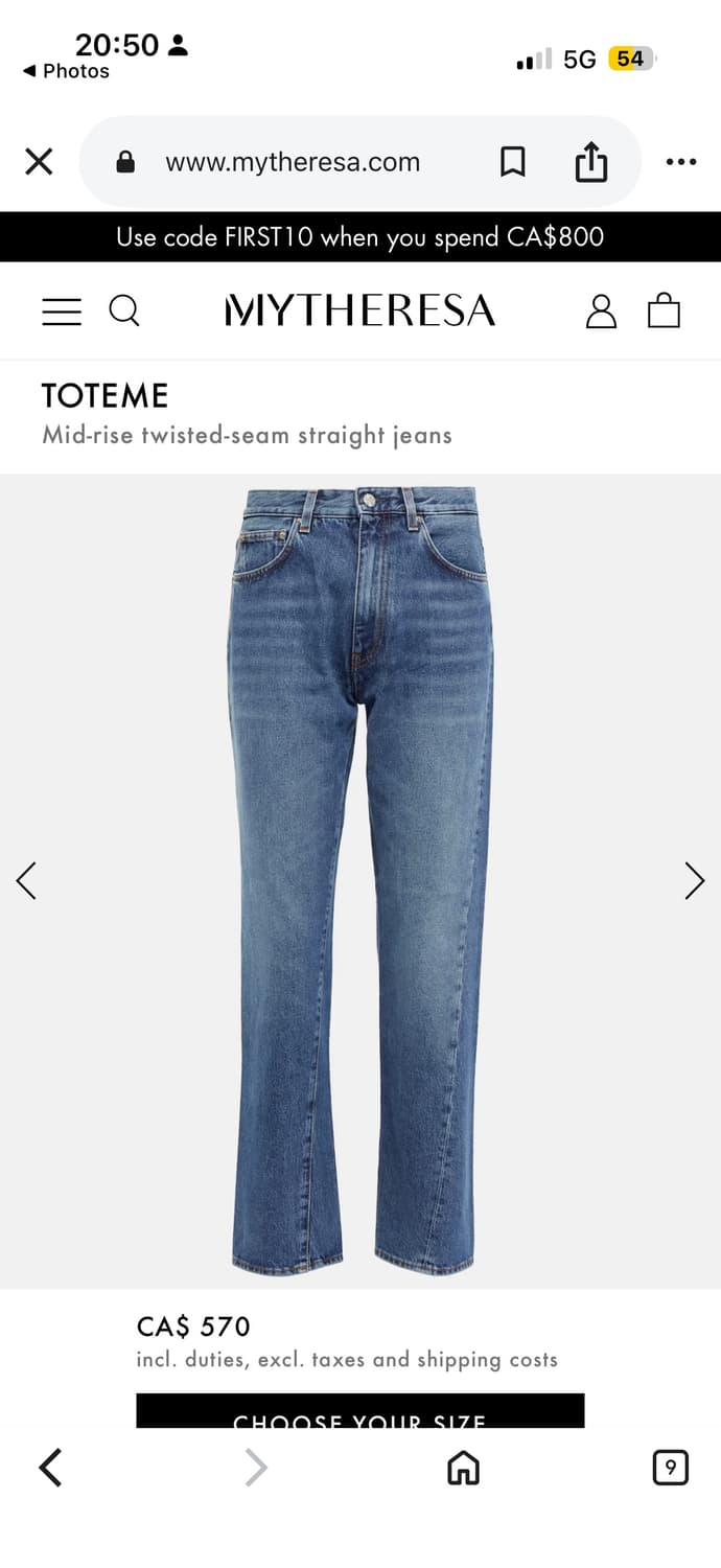 토템 트위스티드심 데님 28/34 상품이미지6