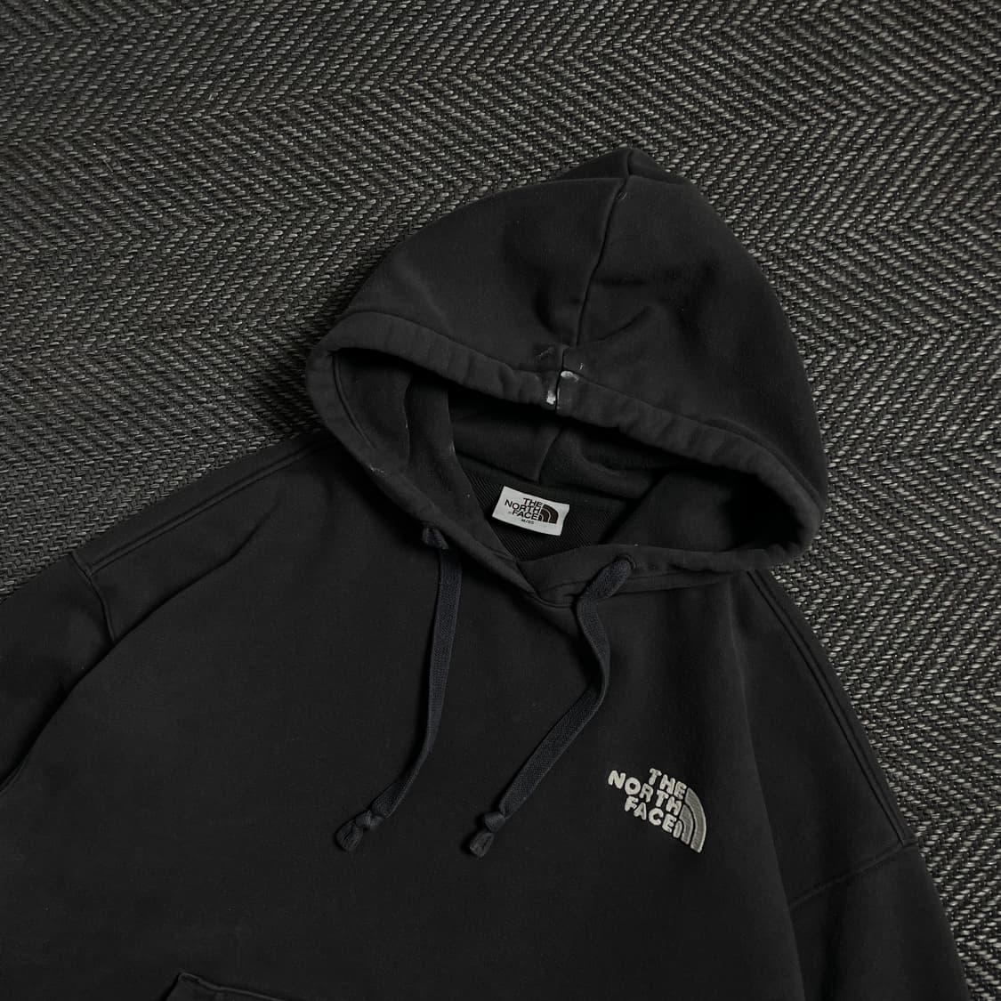 노스페이스 스몰로고 박시핏 후드 티셔츠o 4741 상품이미지4