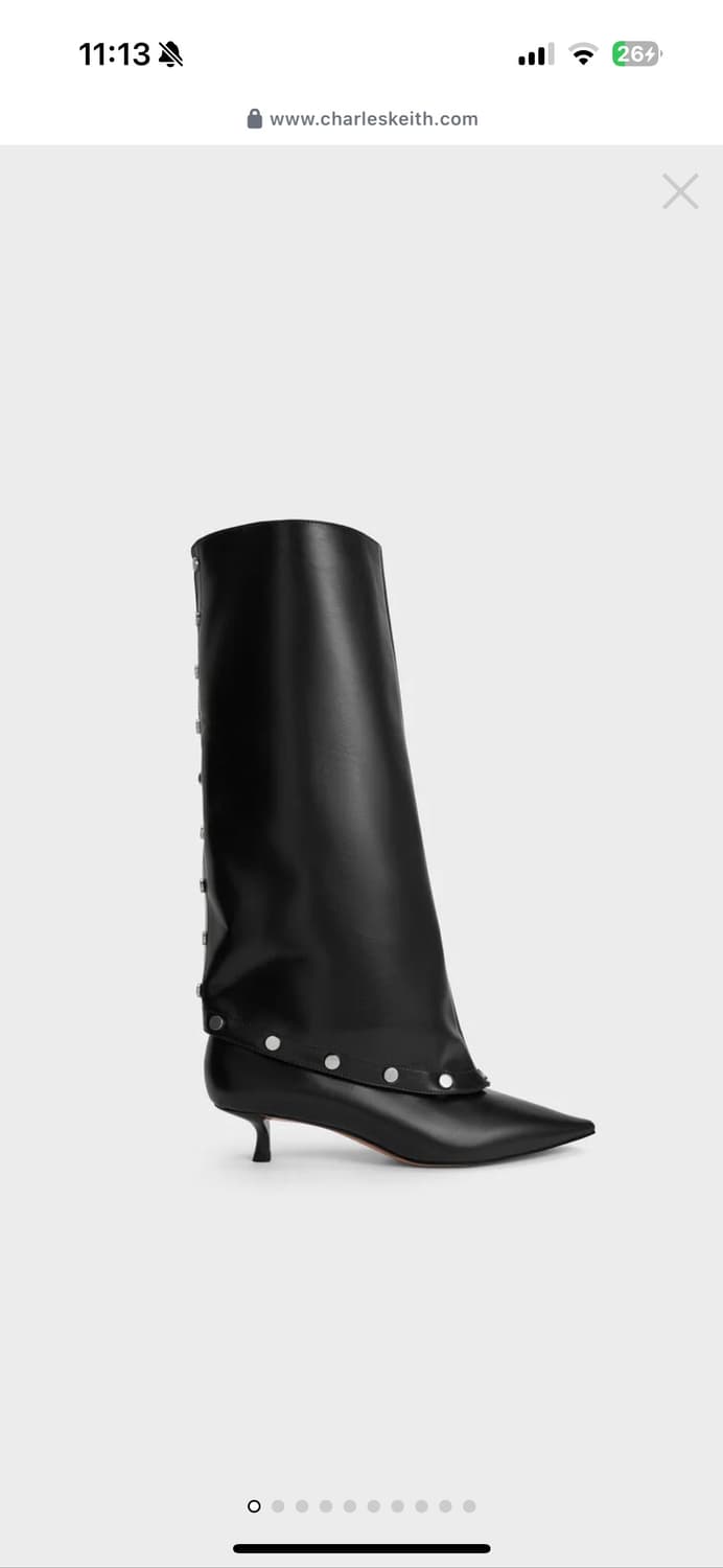 찰스앤키스 가엘 스터드 키튼 힐부츠 상품이미지7