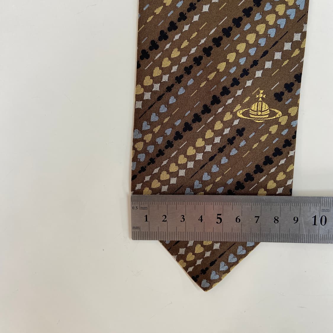 비비안웨스트우드 심플로고 정품 명품 넥타이(Vivienne)8.4cm 상품이미지8