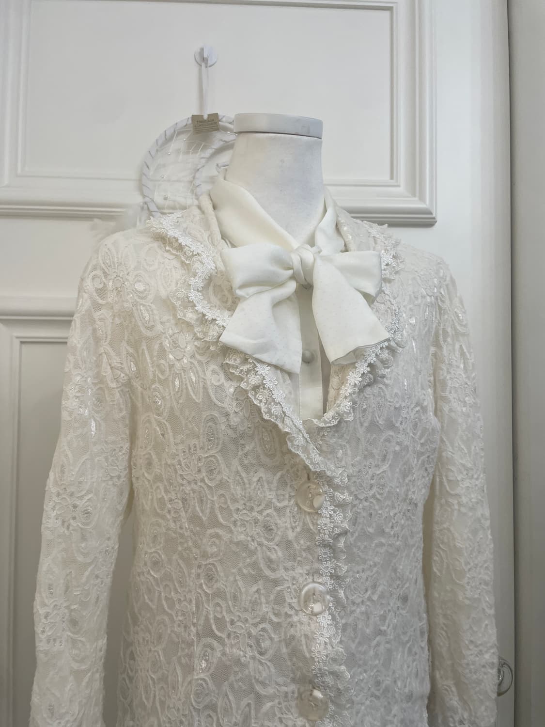 ivory lace fairy lovely jacket(size-M~L) 상품이미지7