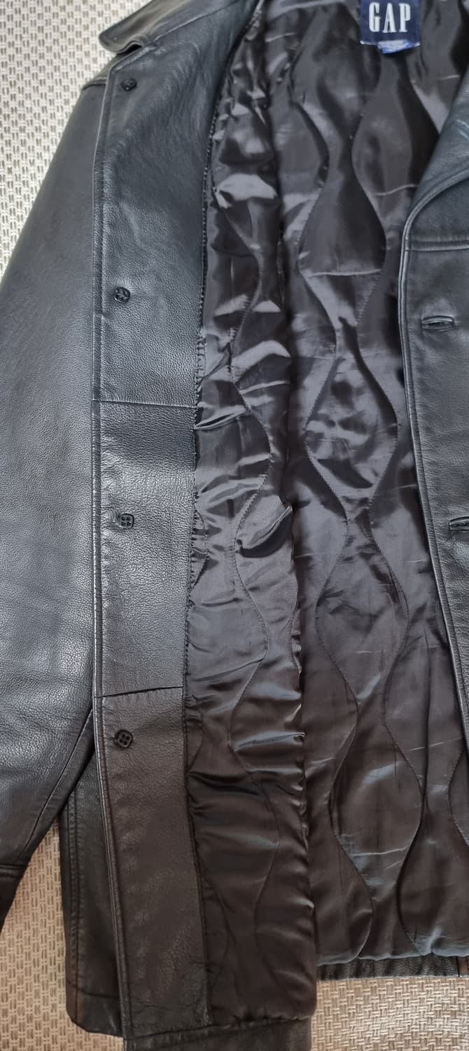 올드갭 올드 갭 레더 가죽 카코트 L 상품이미지4