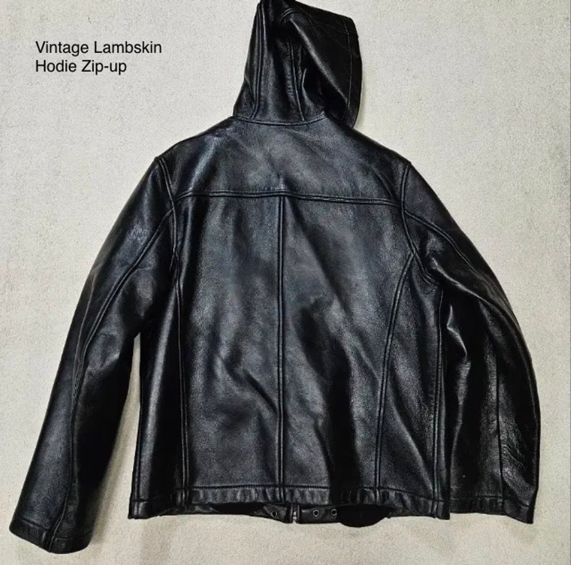 Vitage Lambskin Hodie Zip-up 상품이미지3