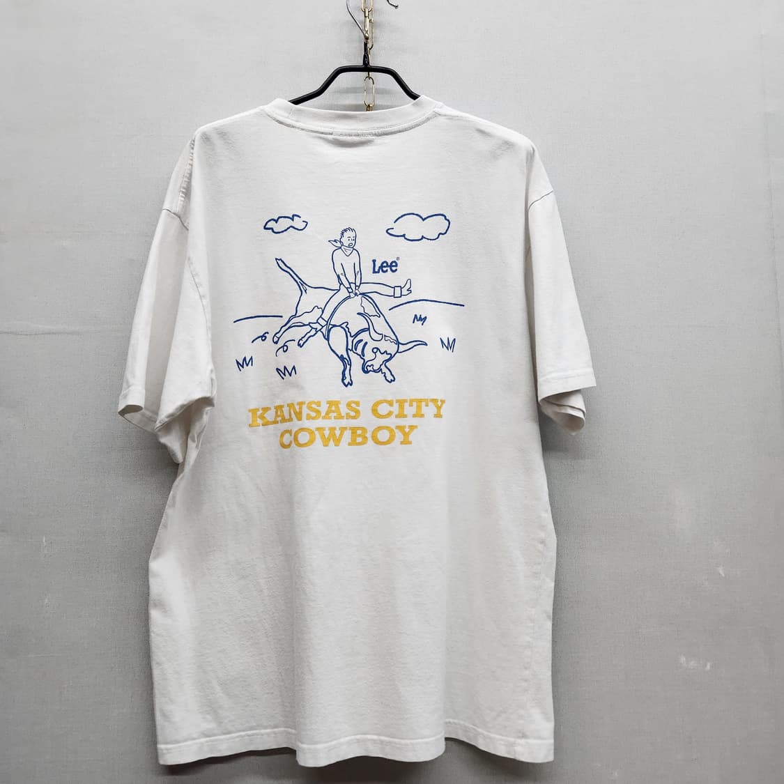 Lee 캔자스시티 카우보이 백 프린팅 반팔티 XL(L)남여공용 상품이미지1