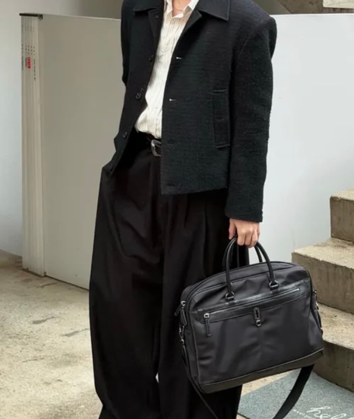 분크 토크 캐빈 크루 빅 스퀘어 토트 라지 토트백 상품이미지2