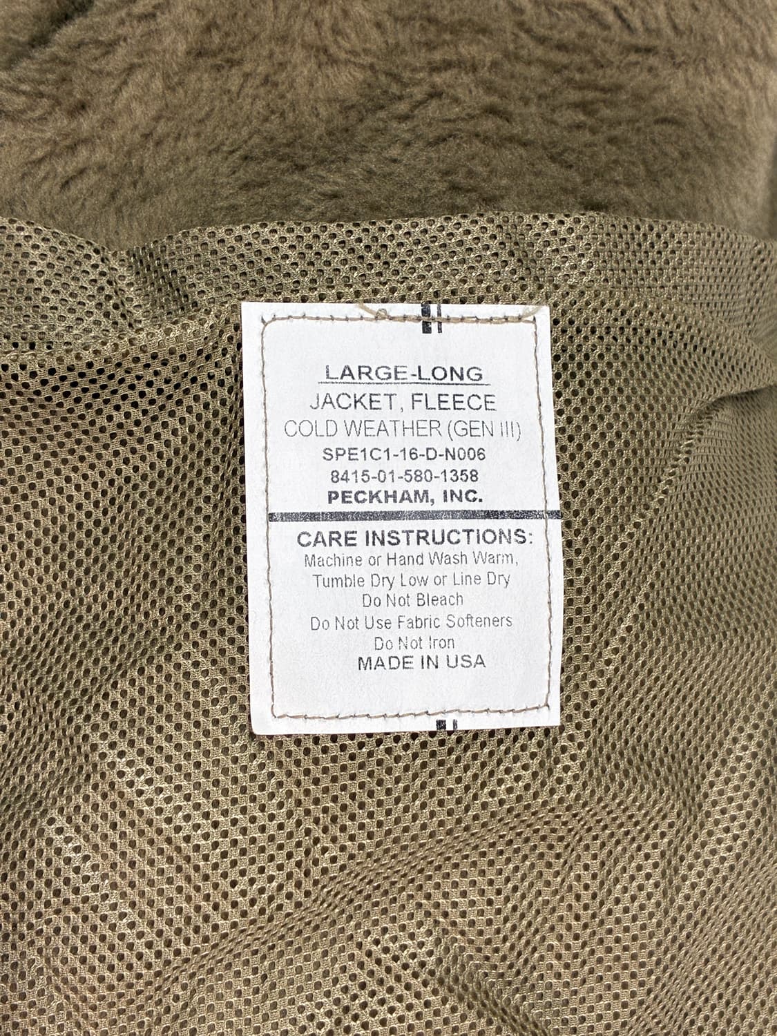 미군 지급 후리스 폴라텍/ (110) 상품이미지4