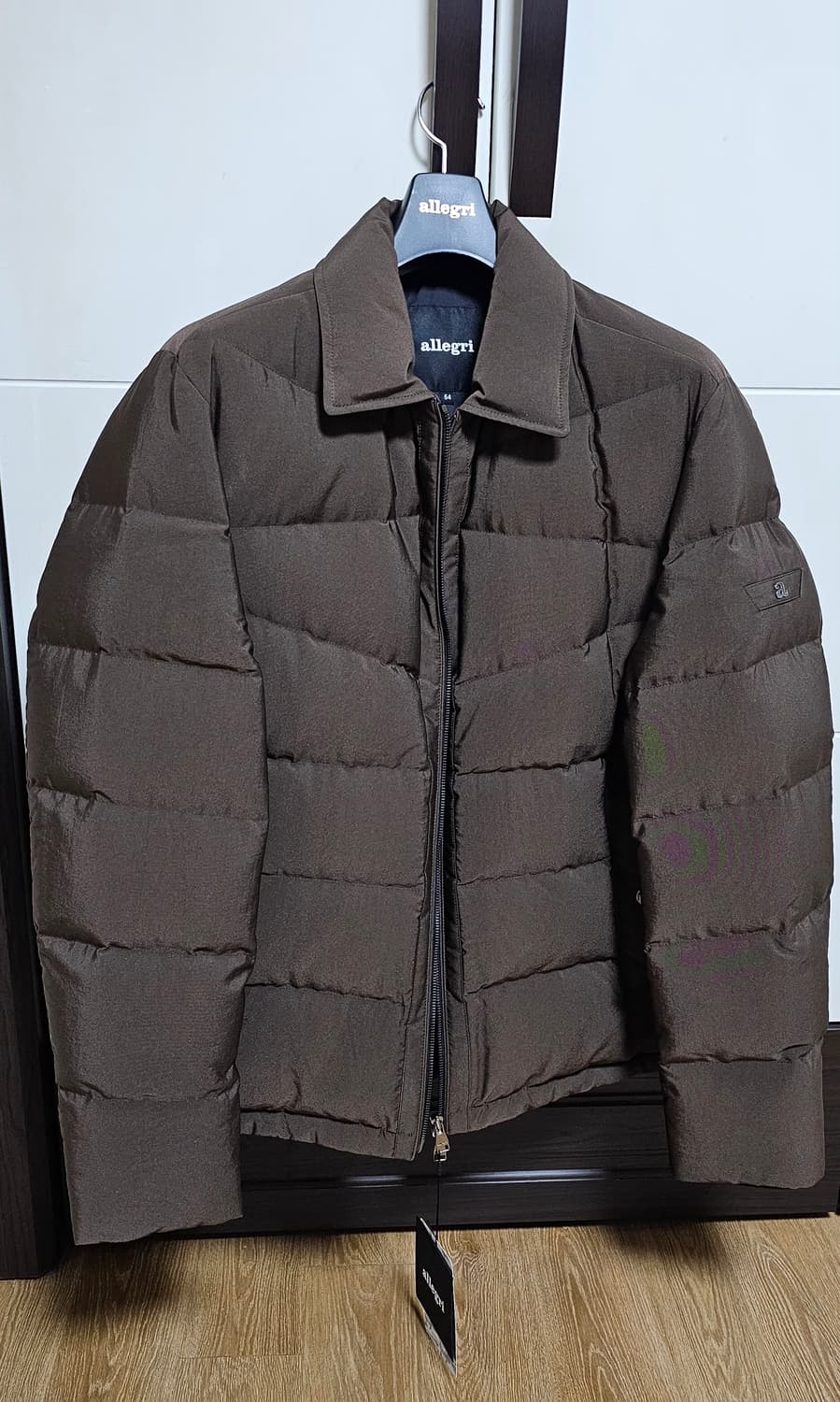 [새상품]알레그리 24FW 다크브라운 구스다운패딩 54사이즈 상품이미지2