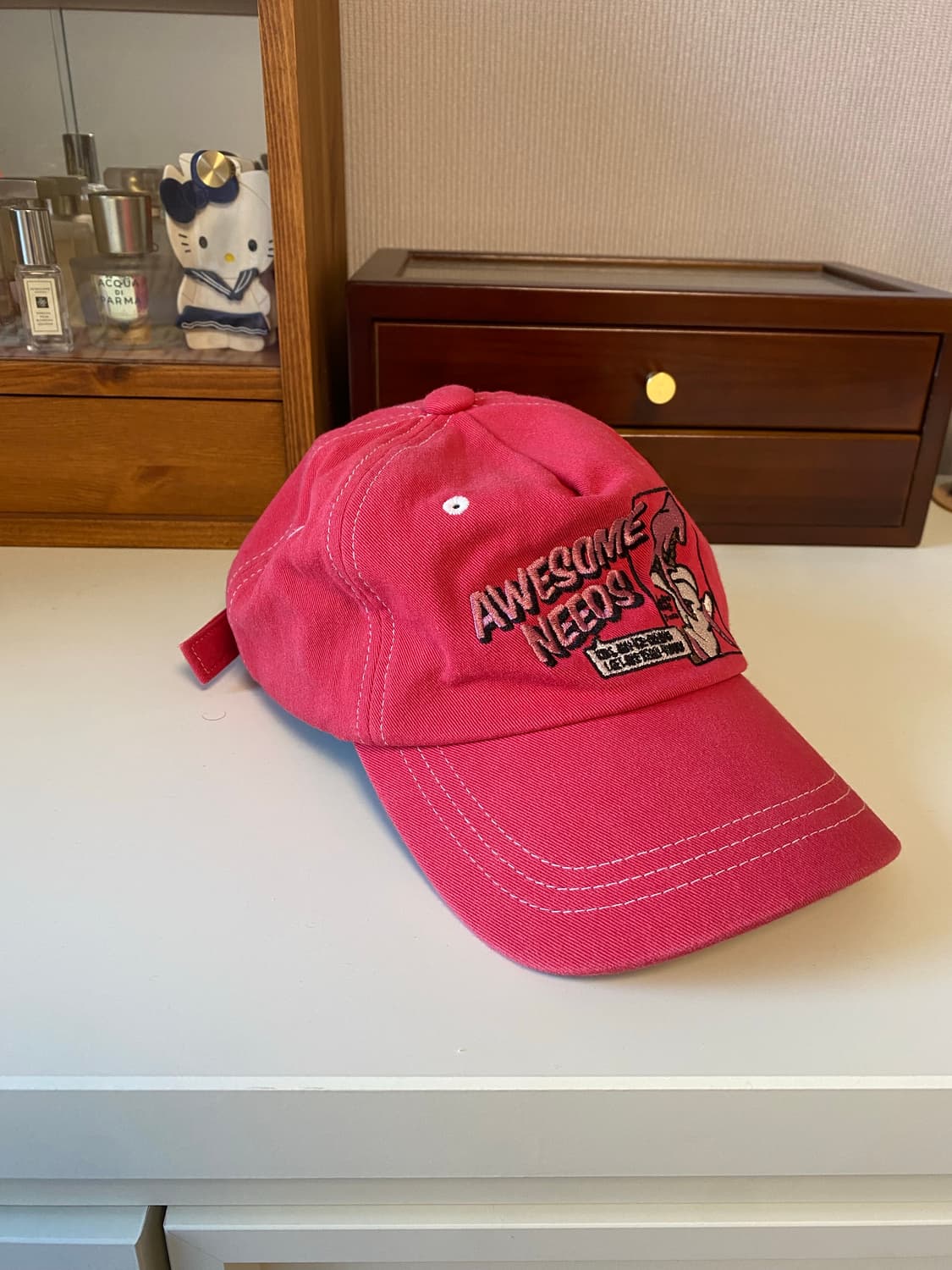 어썸니즈 레드캡모자 상품이미지2