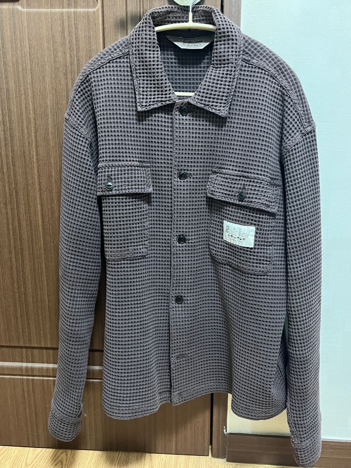 Brain Dead Waffle Button Front Shirt 상품이미지1