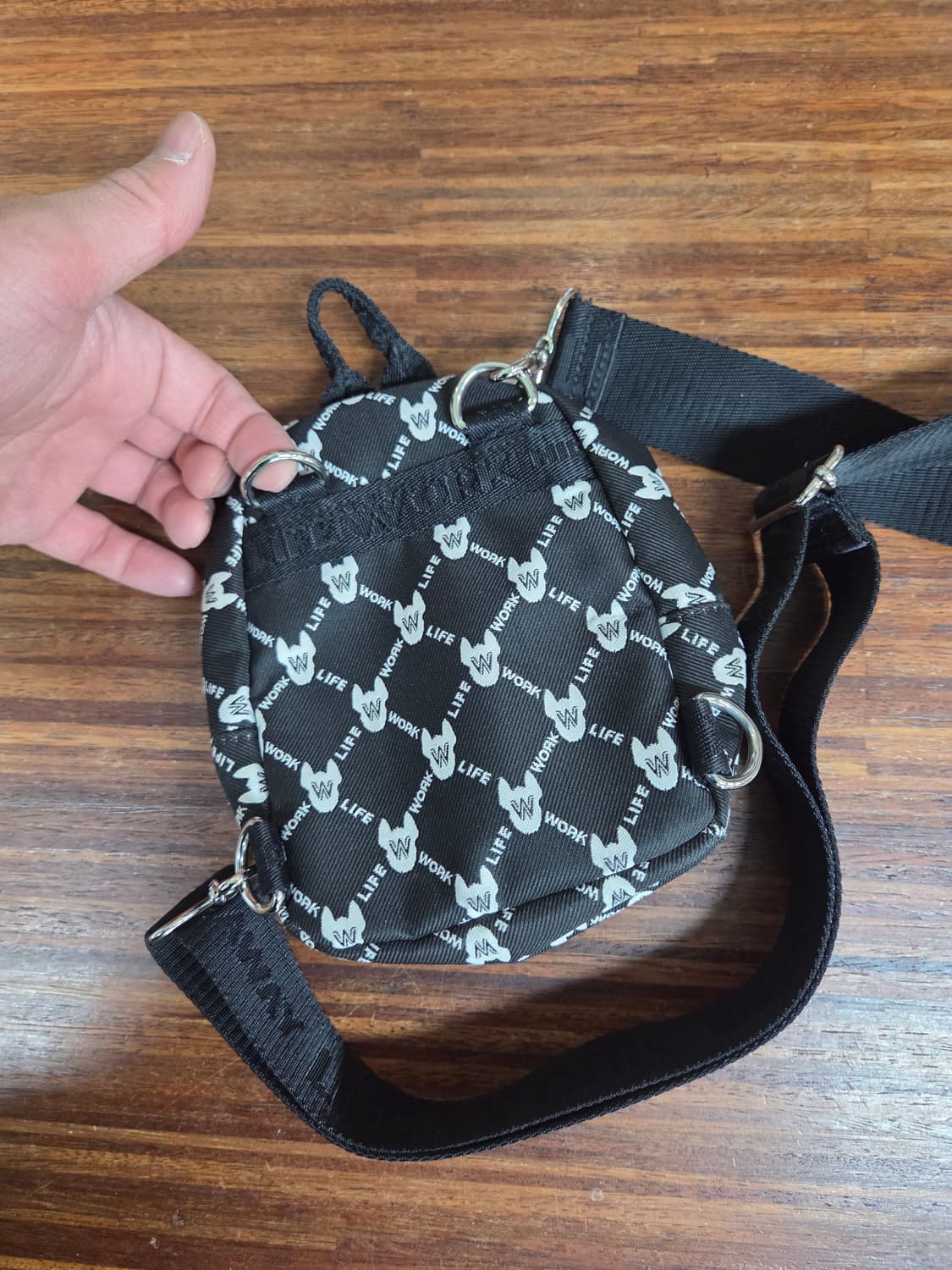 라이프워크 모노그램 투웨이 마이크로 크로스백  상품이미지7