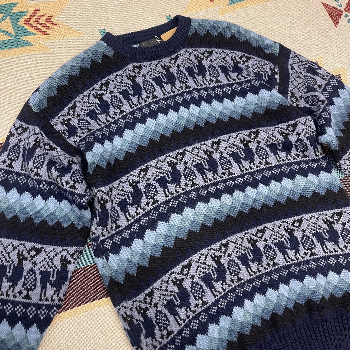 90's 100% ALPACA  sweater 상품이미지3