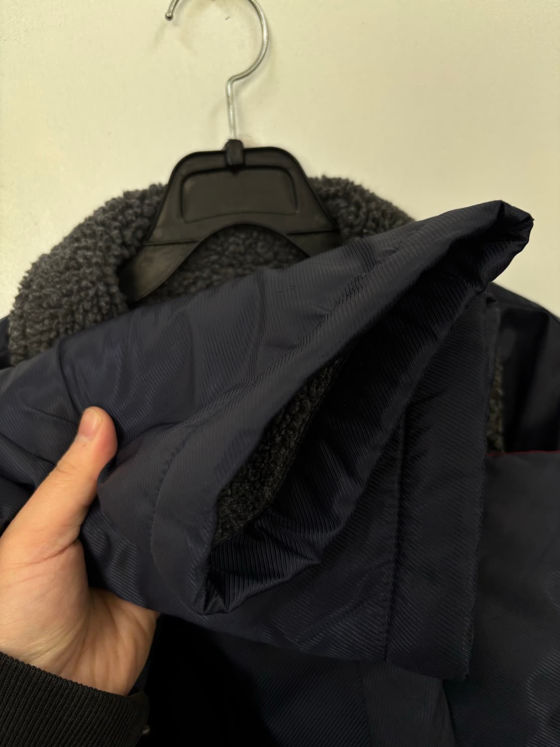 챔피온usa 백로고 양털 롱 점퍼 상품이미지5