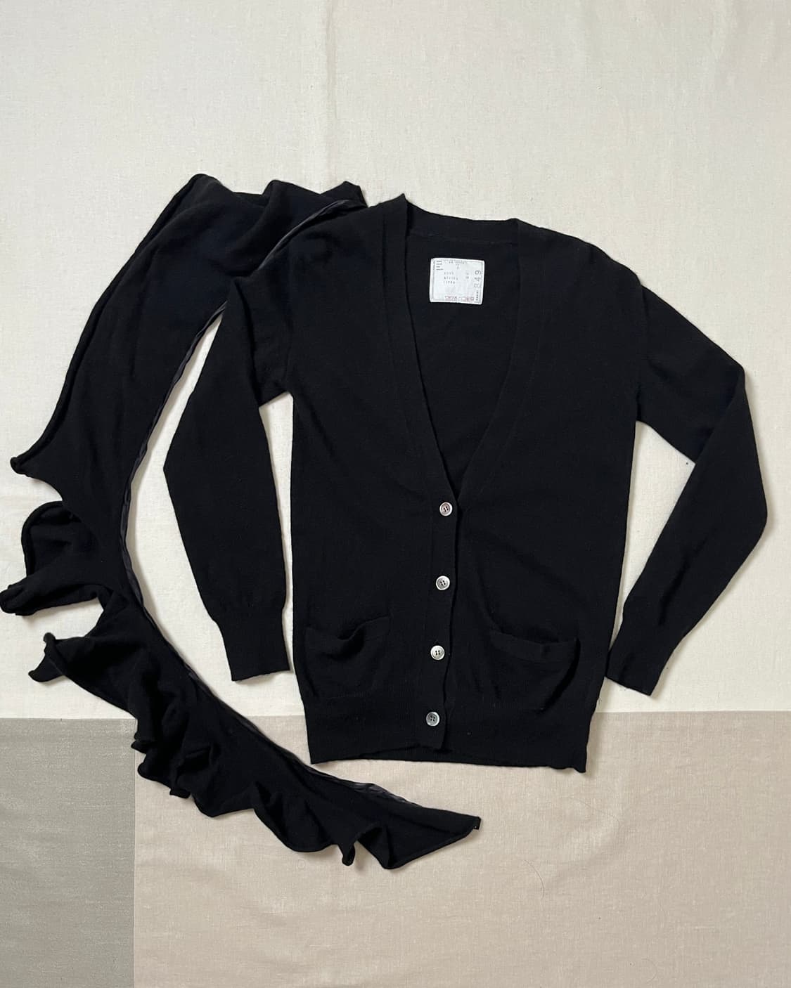 사카이 머플러 가디건 sacai 꼼데가르송 상품이미지1