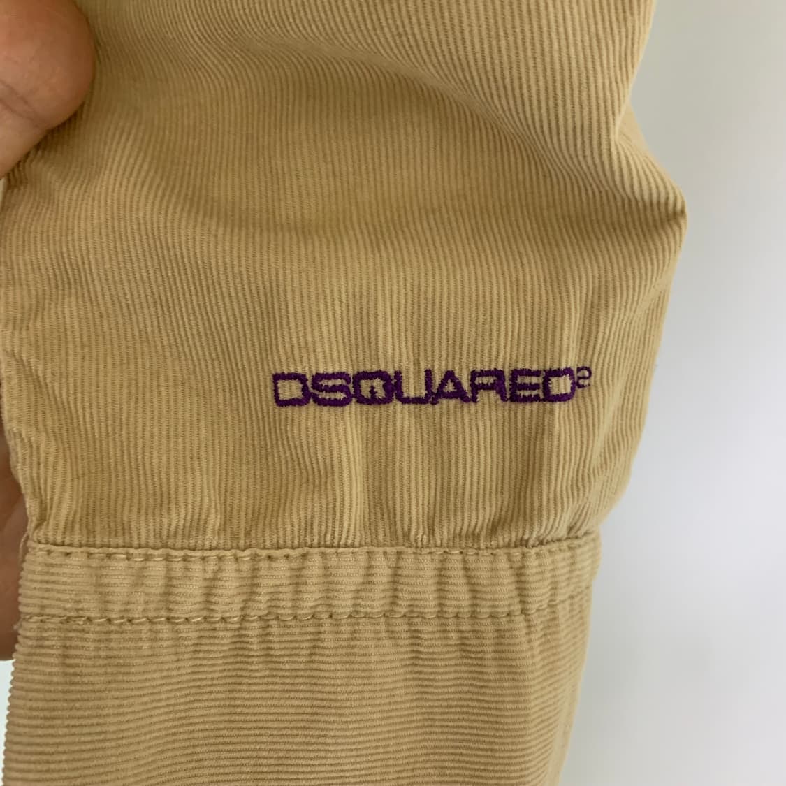 Dsquared2 디스케어드 디스퀘어드2 여성 코듀로이 셔츠 베이지 상품이미지4