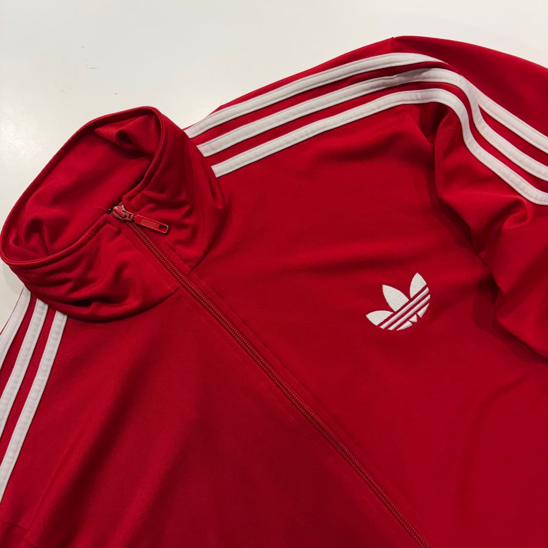 [XL] 12s 아디다스 파이어버드 삼선 트랙탑 레드 B271 상품이미지3