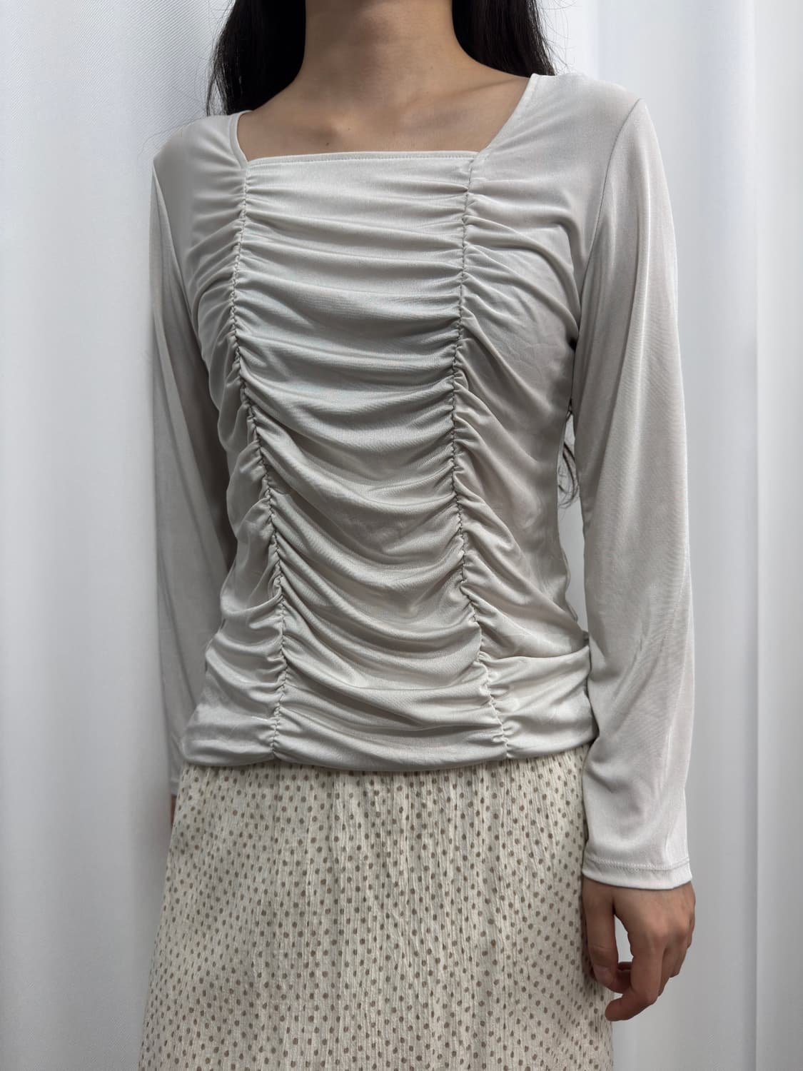 shirring top 상품이미지2