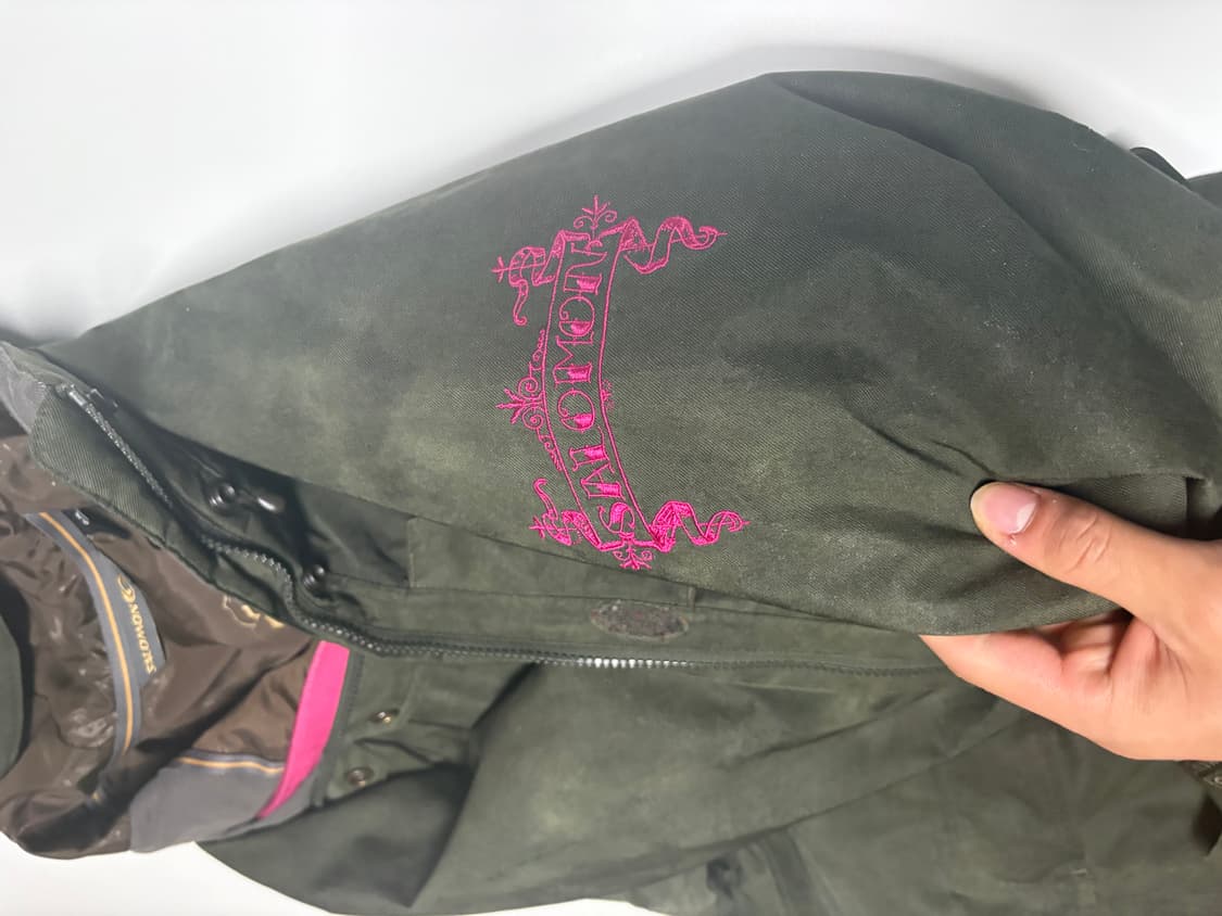 급처🔥 살로몬 카키 후드 야상  상품이미지8