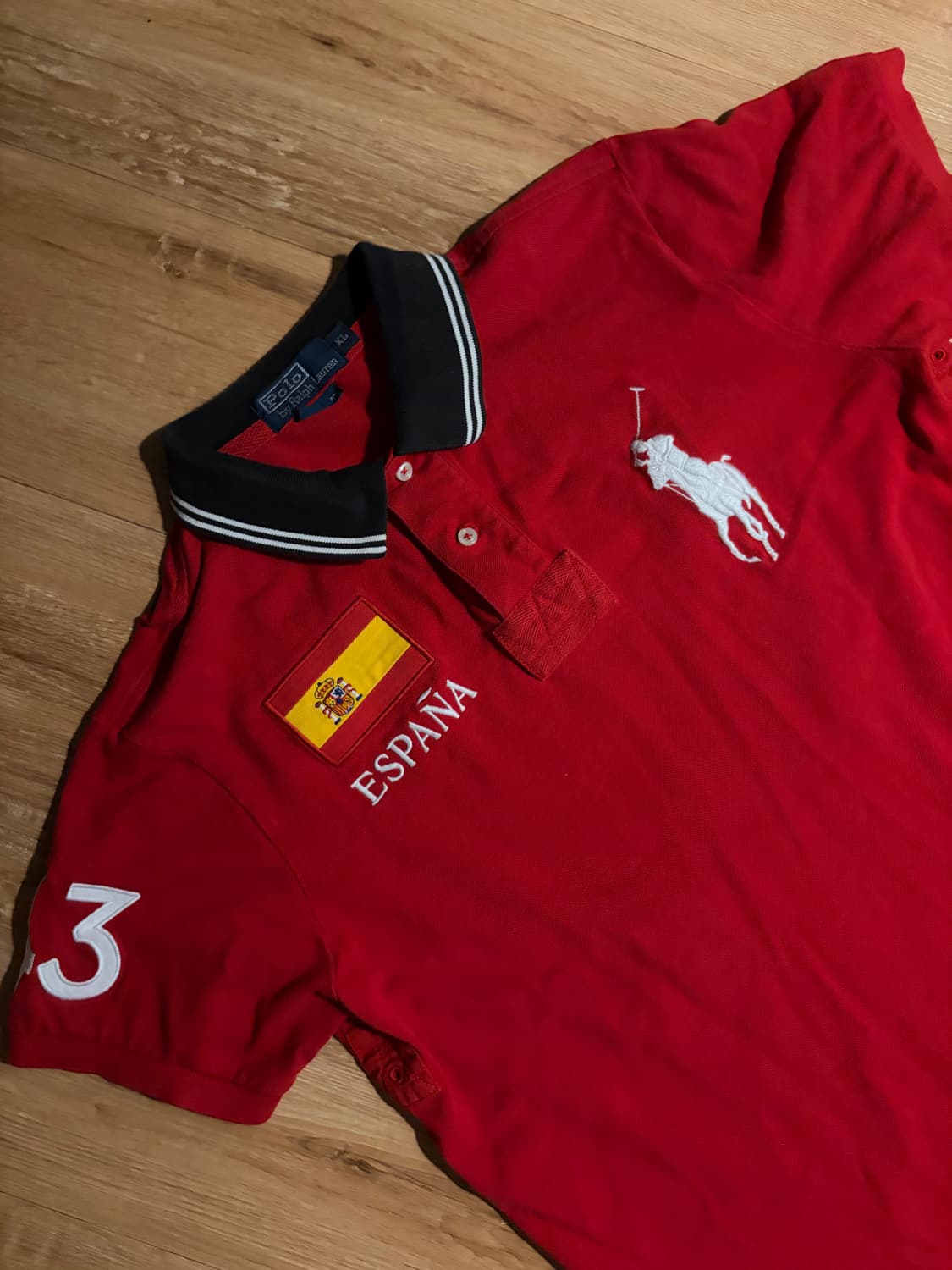 폴로 치프키프 빅포니 스페인 에스파냐 카라티 반팔 xl 상품이미지1