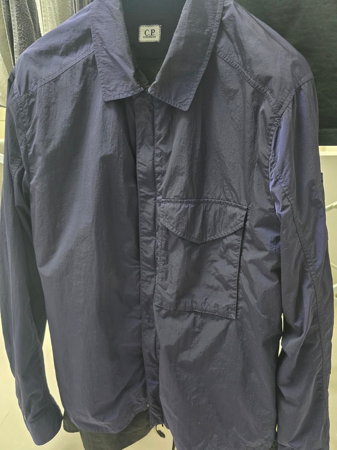 C.P. 컴퍼니 크롬 r 오버셔츠 미디벌 블루 XL 상품이미지2