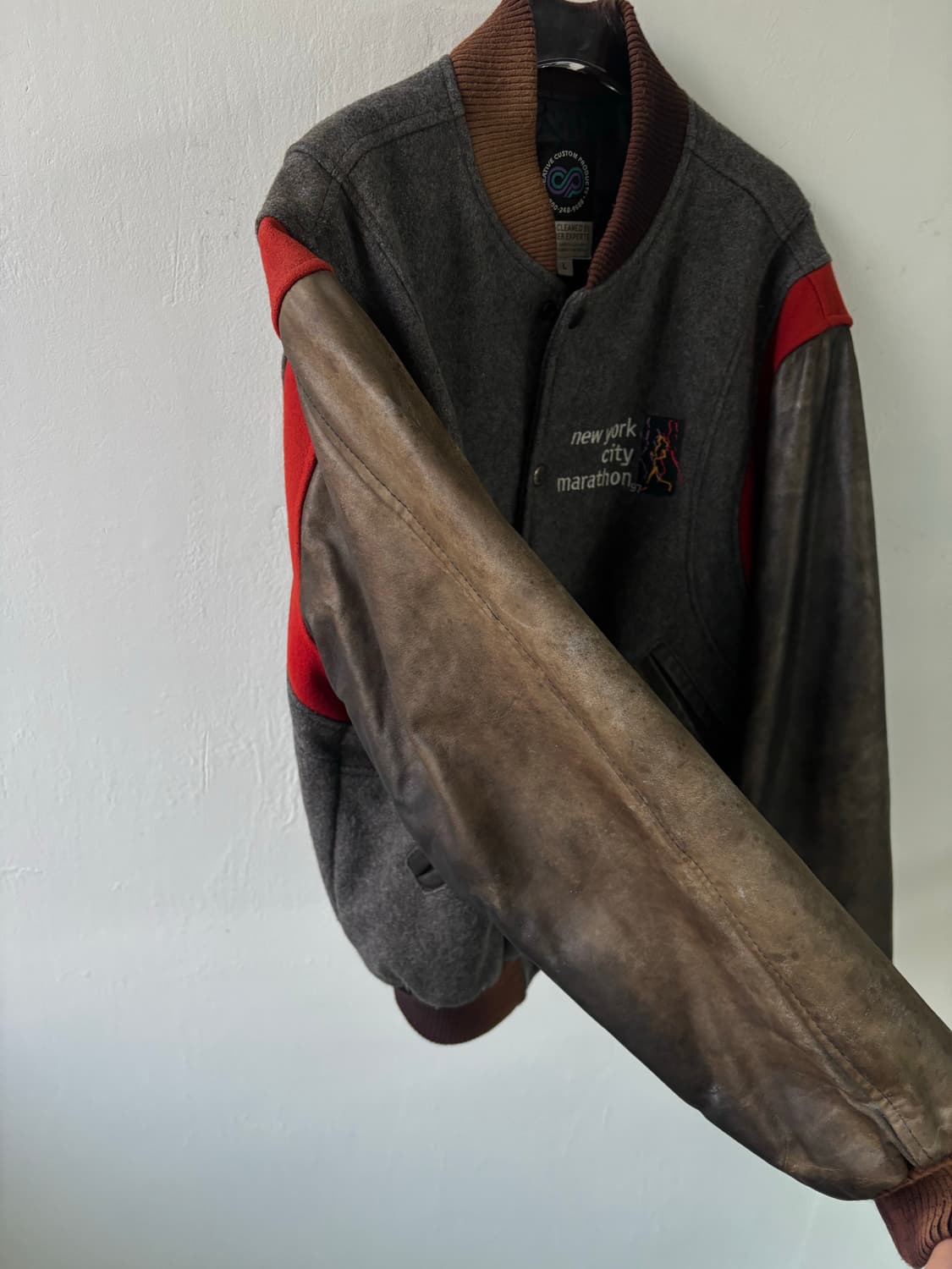 1997년 뉴욕 시티 마라톤 바시티 재킷 상품이미지10
