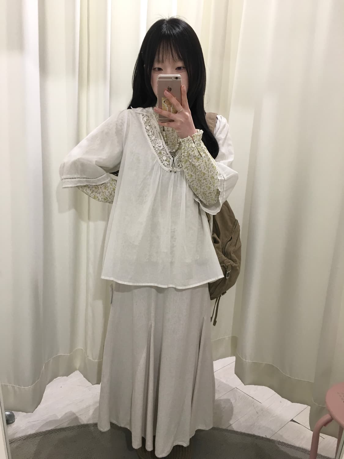 ehka sopo flower blouse 상품이미지3