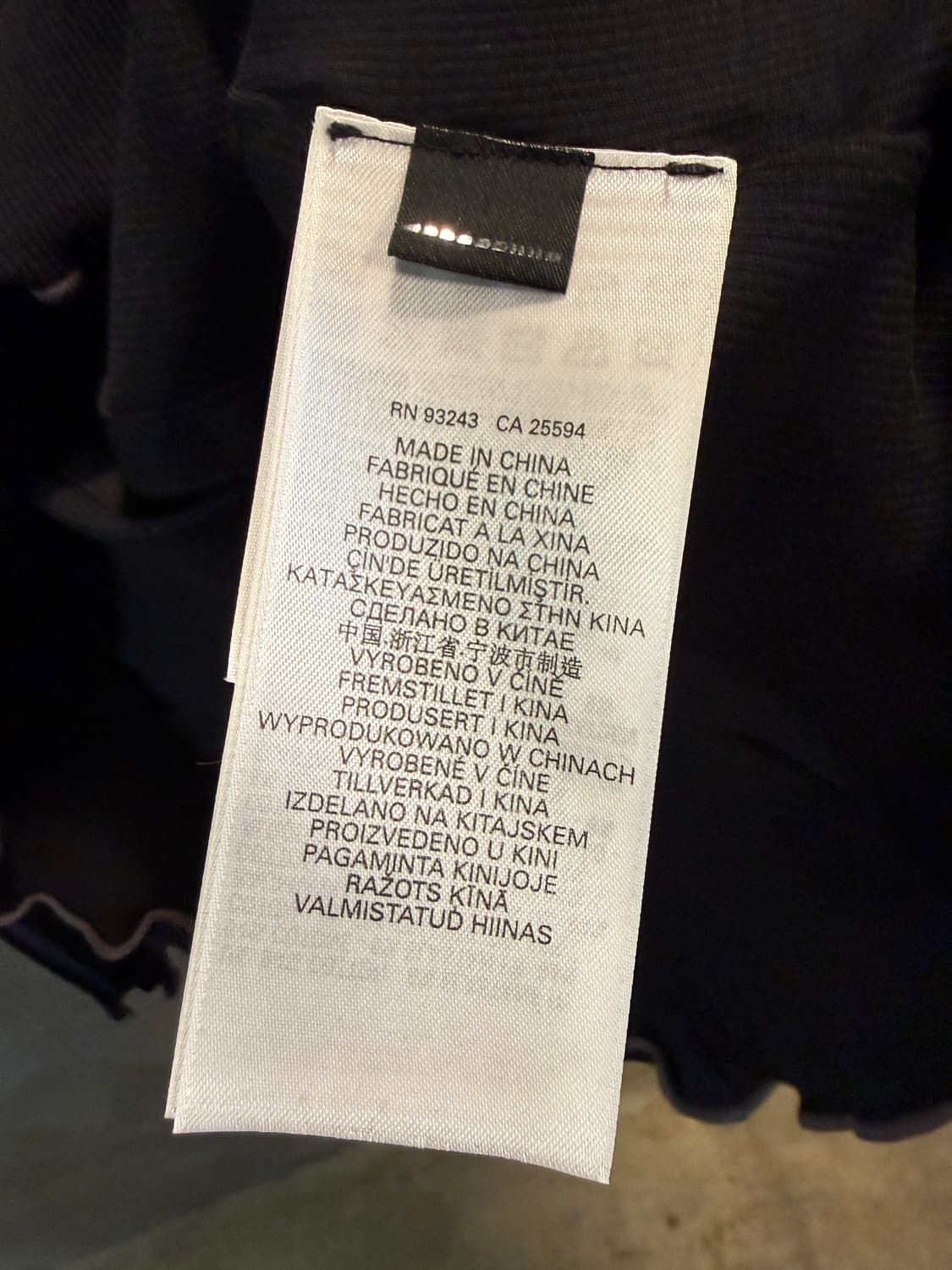 디젤 코르셋 훅 디테일 슬림 가디건 블랙 XS 상품이미지8