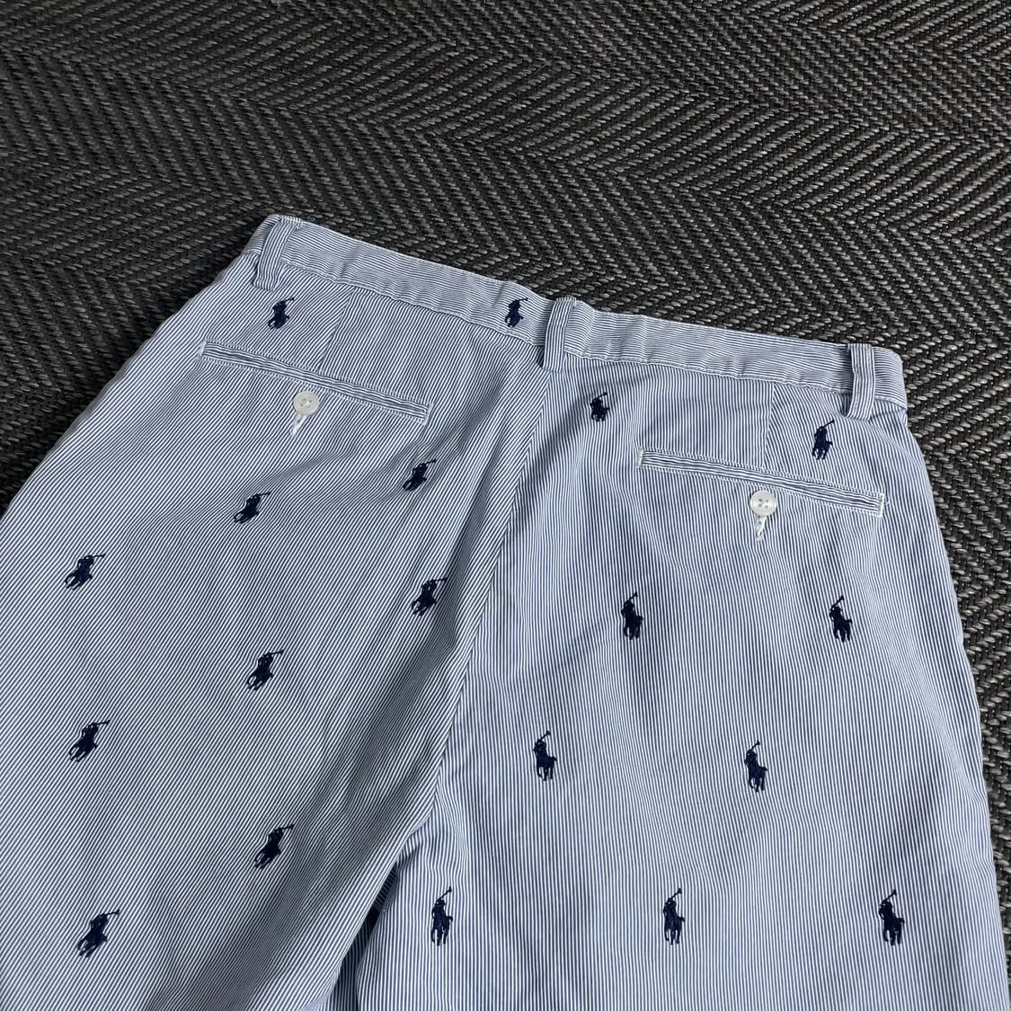 폴로 랄프로렌 시어서커 올 오버 포니 쇼츠y 3836 상품이미지5