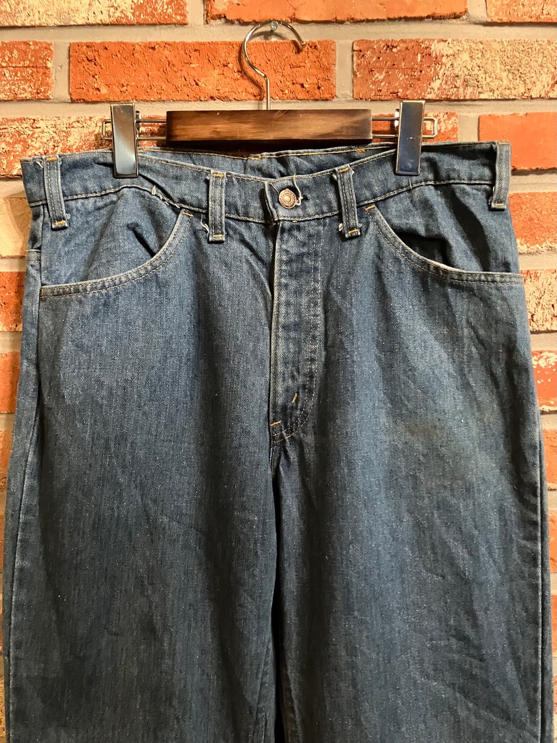 70s USA 빈티지 리바이스 646 벨바텀 부츠컷 데님 팬츠 상품이미지3