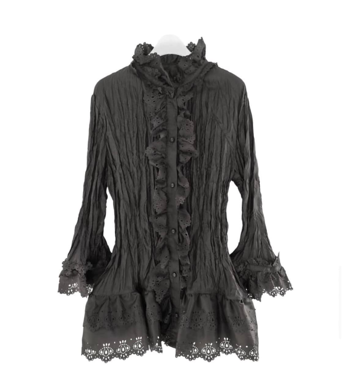 에옹쓰 펀칭 블라우스 thornel punching blouse  상품이미지1