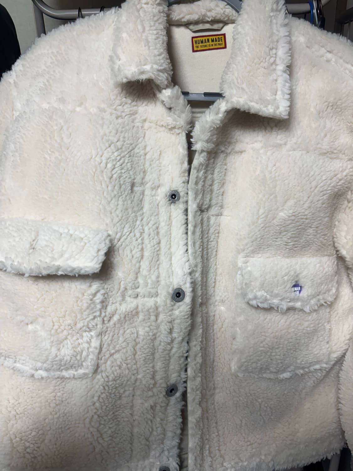 휴먼 메이드 울 블렌디드 보아 플리스 워크 자켓 상품이미지3