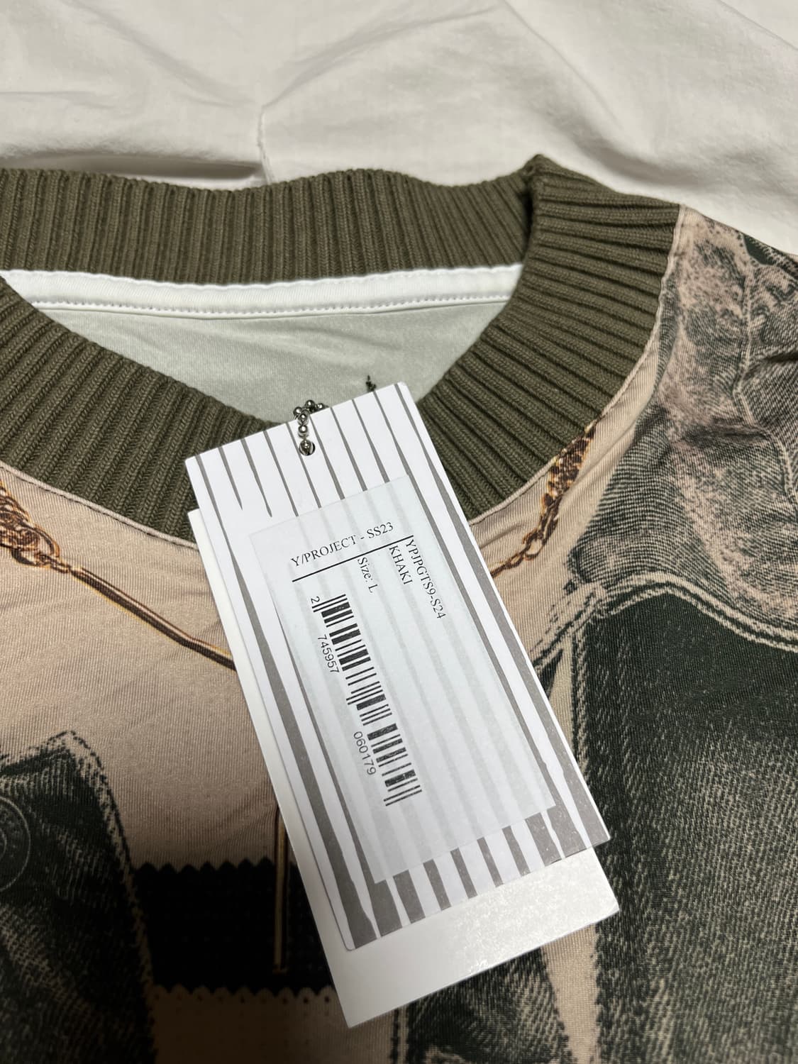 [L] 와이프로젝트 x 장폴고티에 트롱프뢰유 프린트 긴팔 티셔츠 상품이미지6