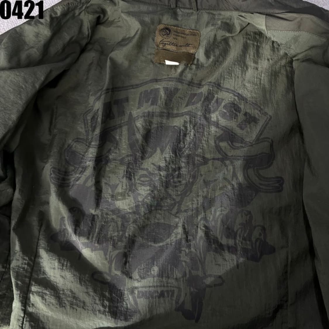 디젤x두카티 콜라보 퀄팅 봄버 자켓 M 상품이미지4