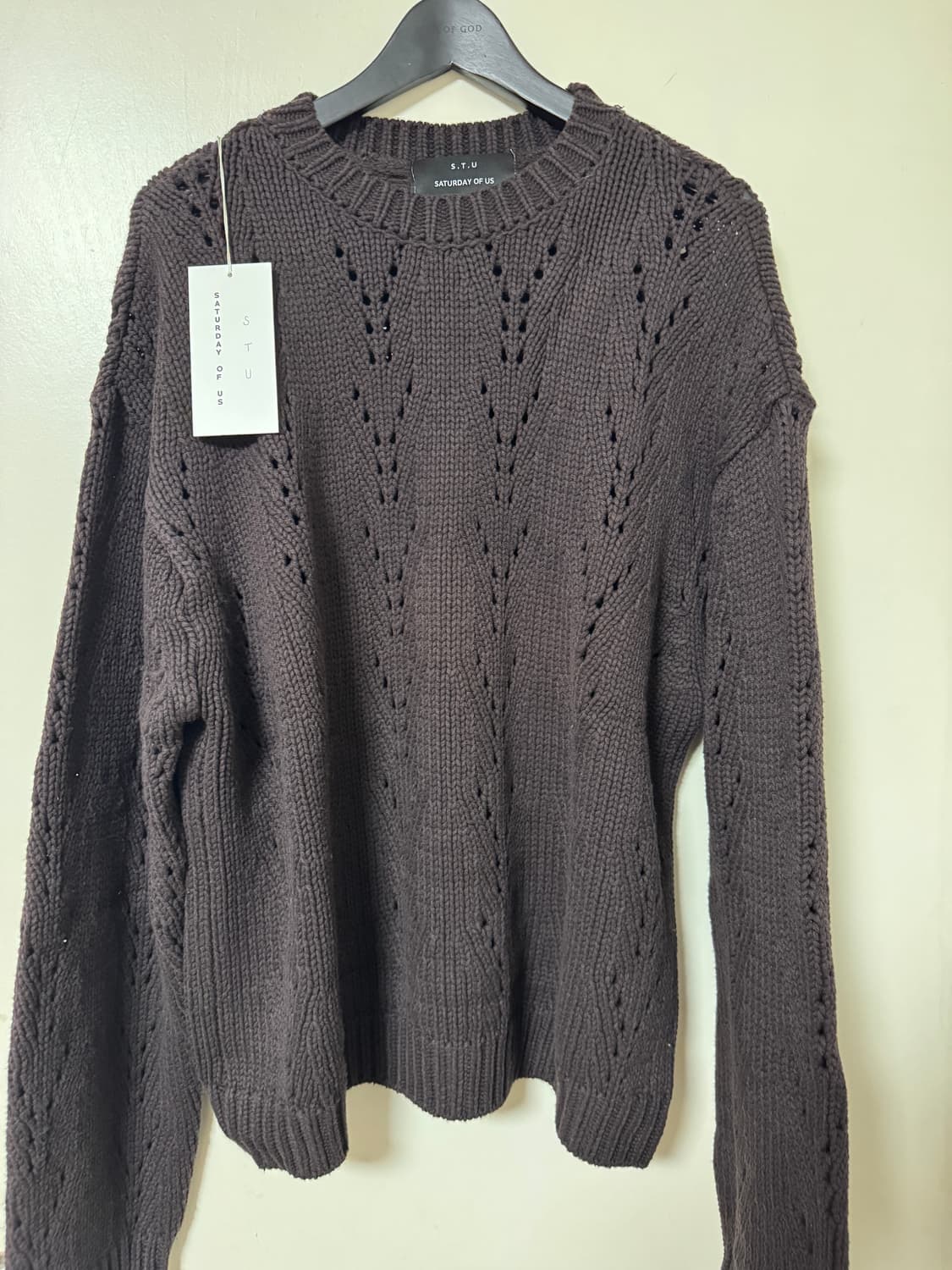 [FREE] STU 니트 브라운 상품이미지2