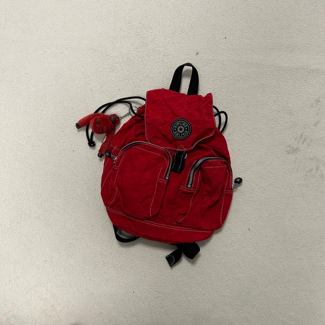 Kipling Red Backpack  상품이미지4