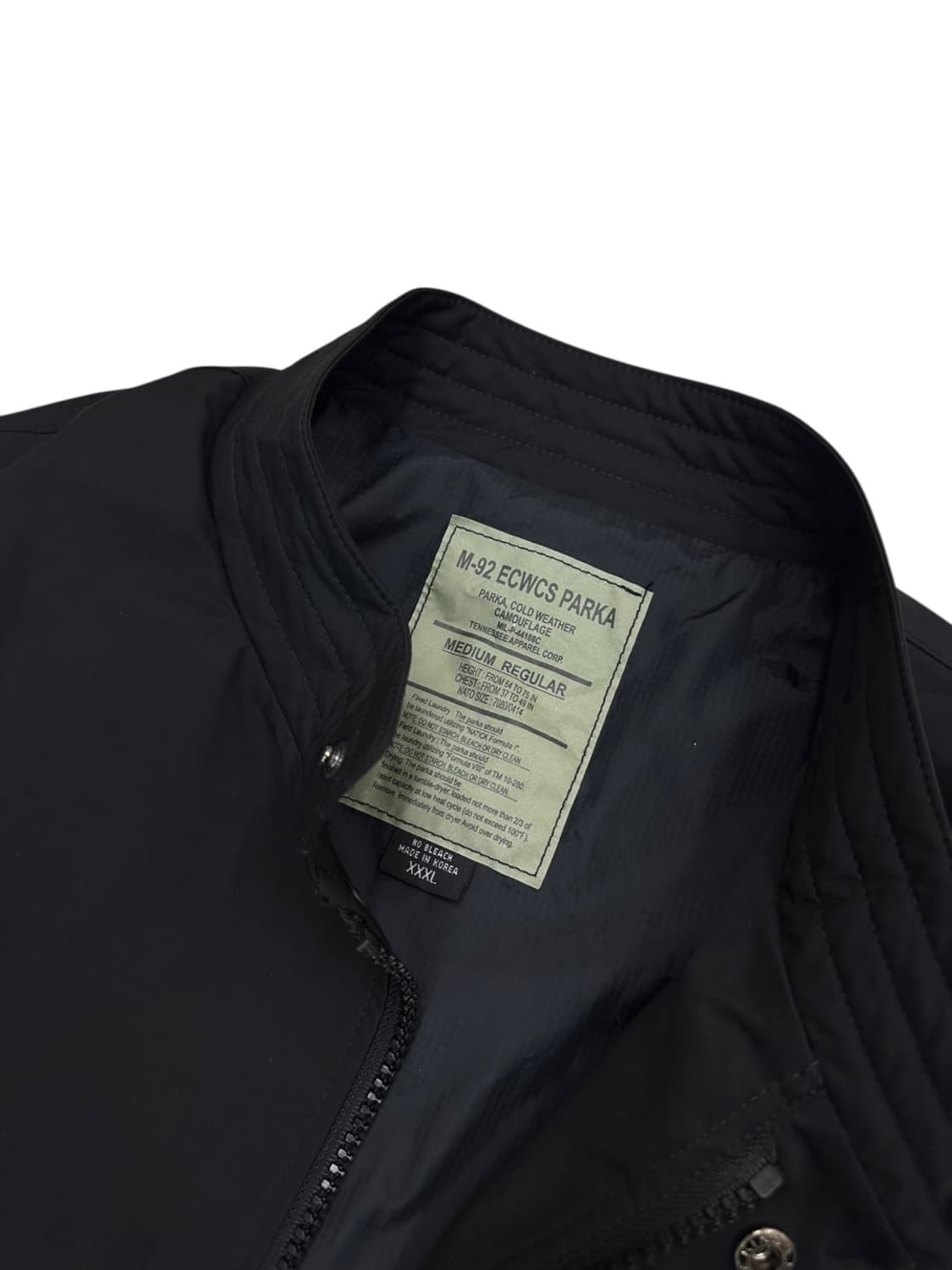 미군 ECWCS M-92 밀리터리 자켓 블랙 (3XL) 상품이미지3