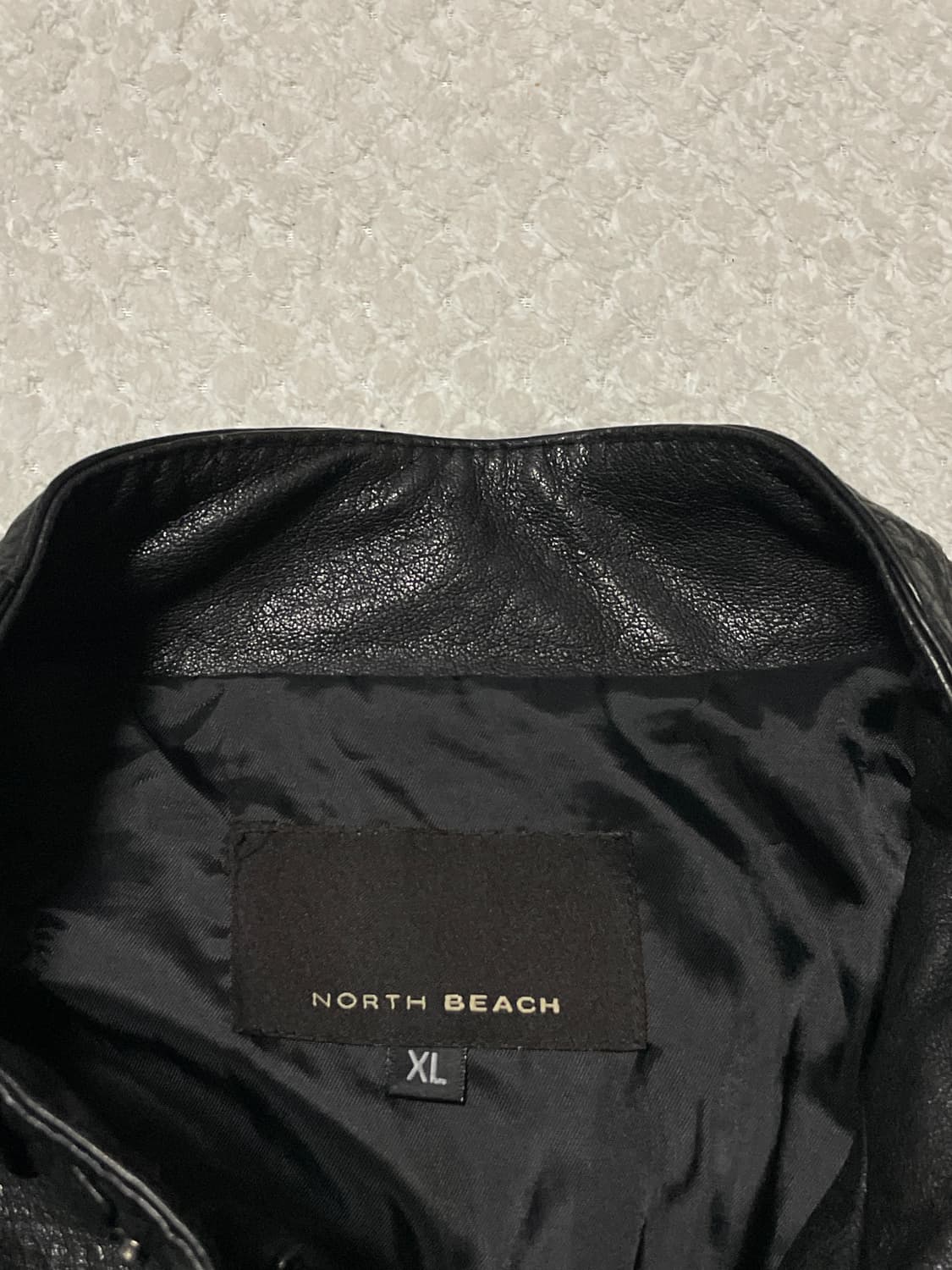 NORTH BEACH 웨스턴 무드 램스킨 양가죽 레더 자켓 상품이미지5