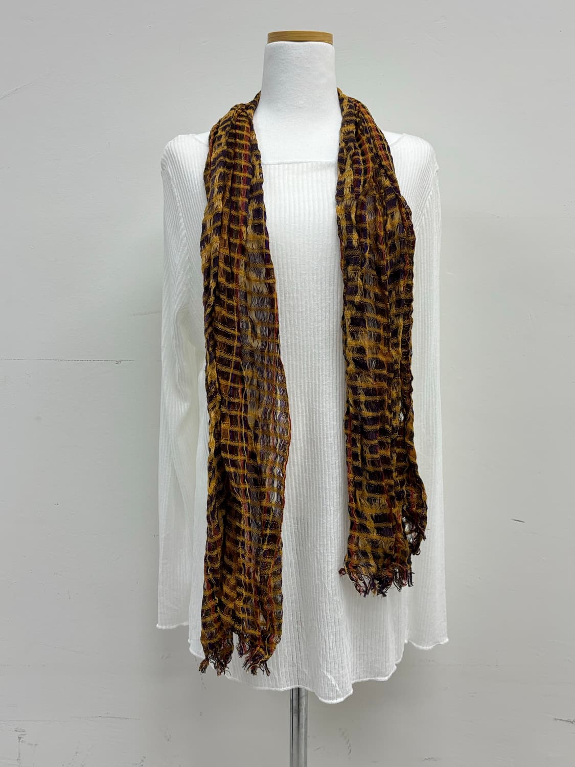 빈티지 체크 머플러 상품이미지6