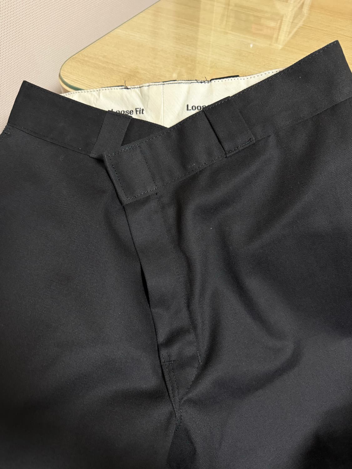 디키즈 더블니 워크팬츠 블랙 32-30 상품이미지3