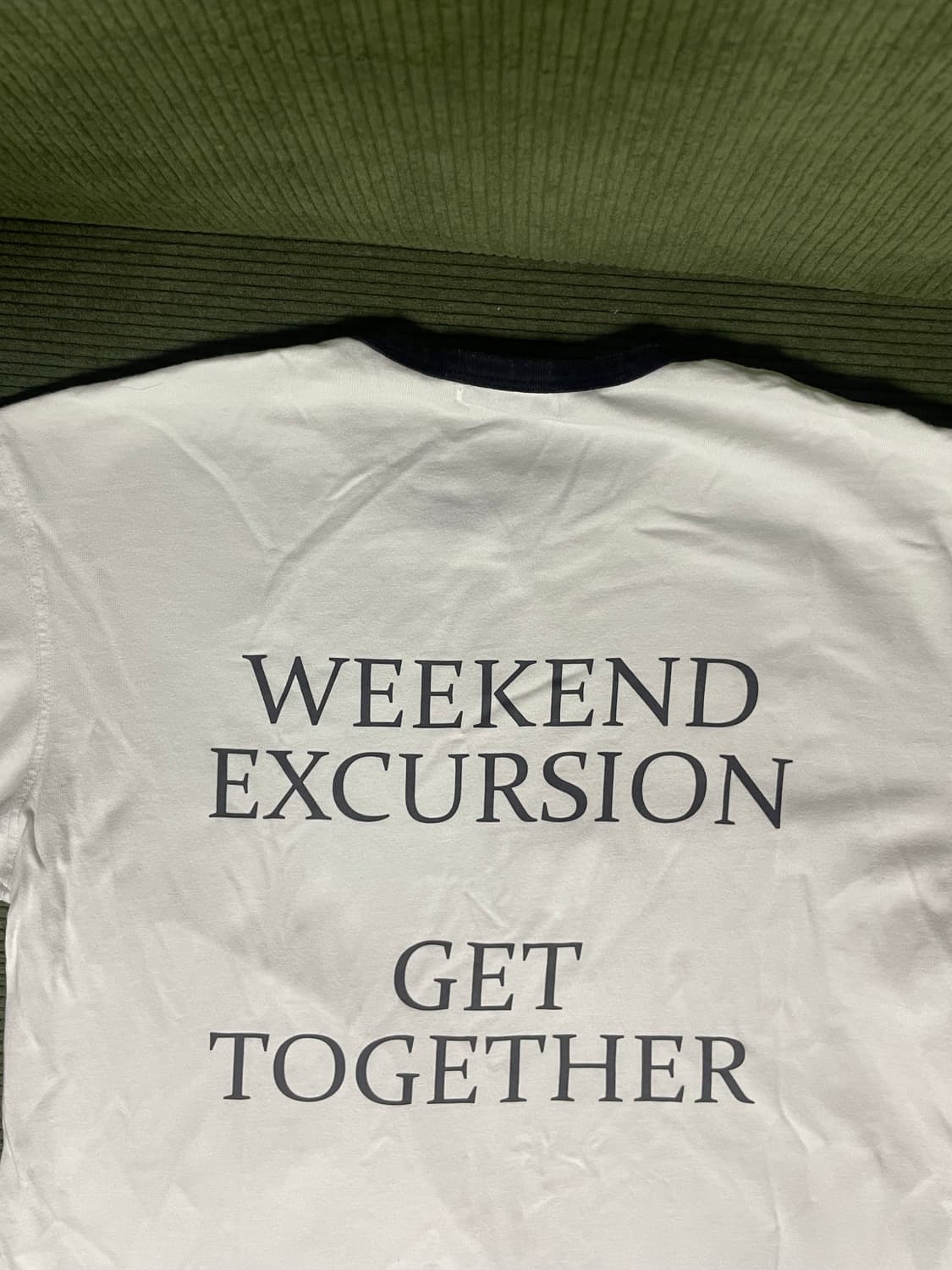 ETCE 로고 링거티셔츠 반팔 M사이즈 상품이미지3