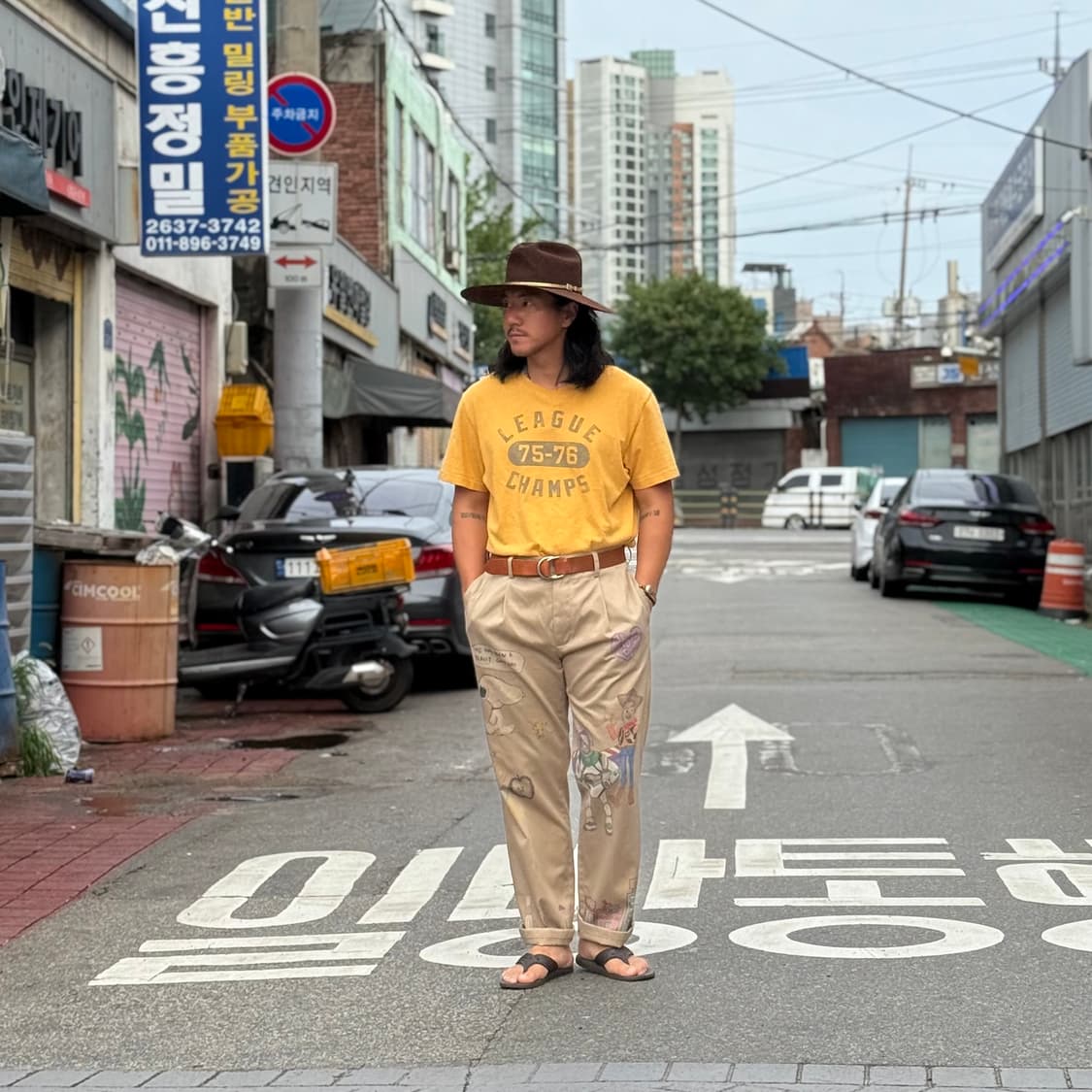 올드네이비 75-76 리그 챔프 티셔츠 L 상품이미지7