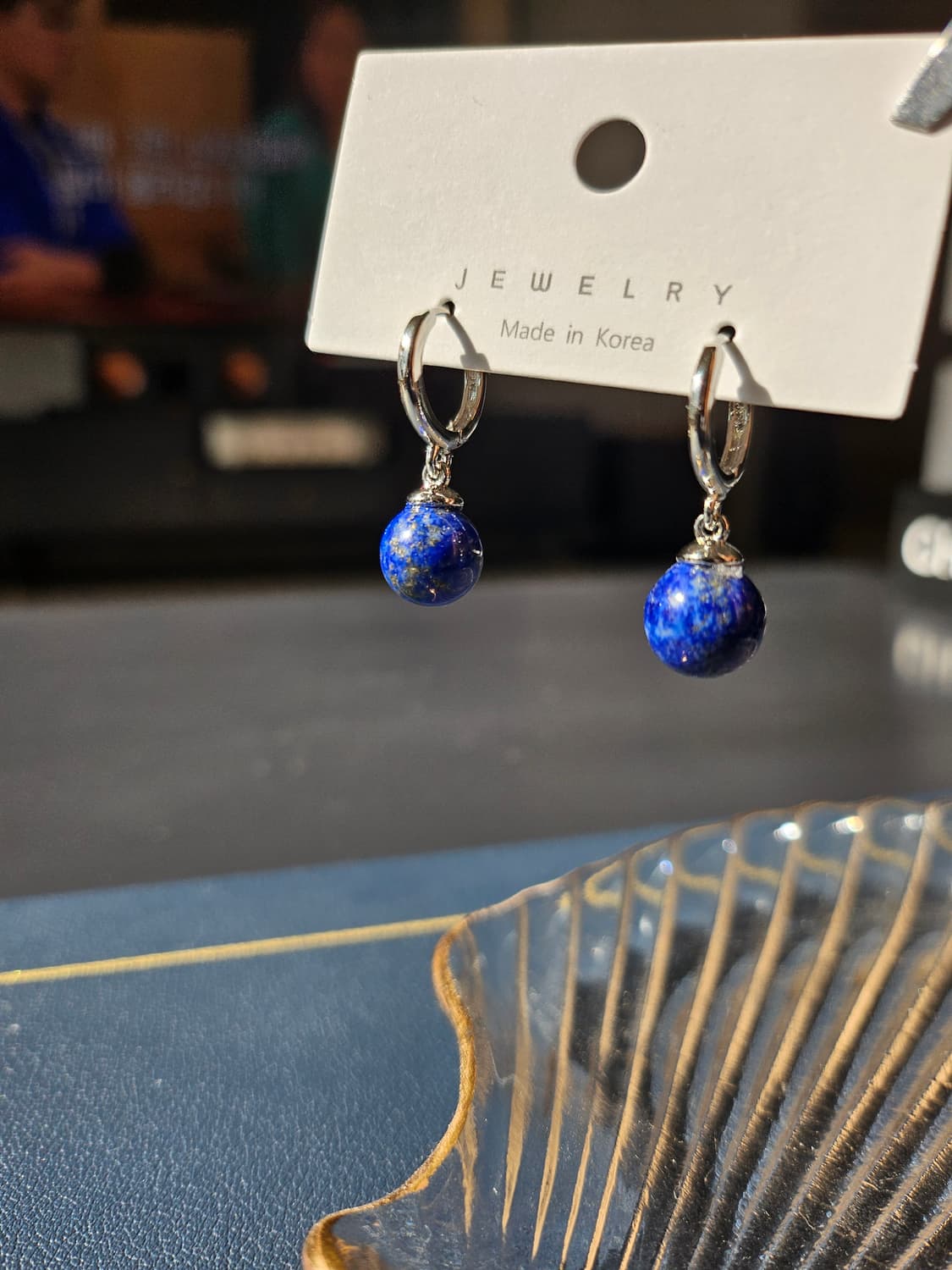 라피스라줄리 귀걸이 상품이미지1