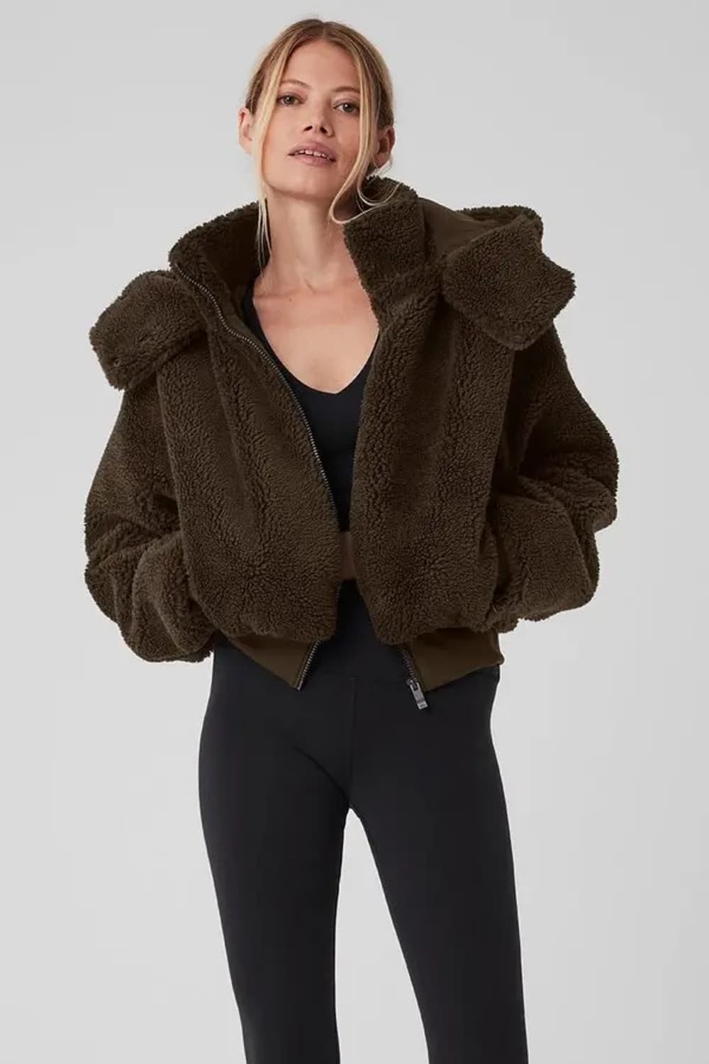 알로 foxy sherpa jacket 뽀글이 양털 퍼자켓 후리스 상품이미지1