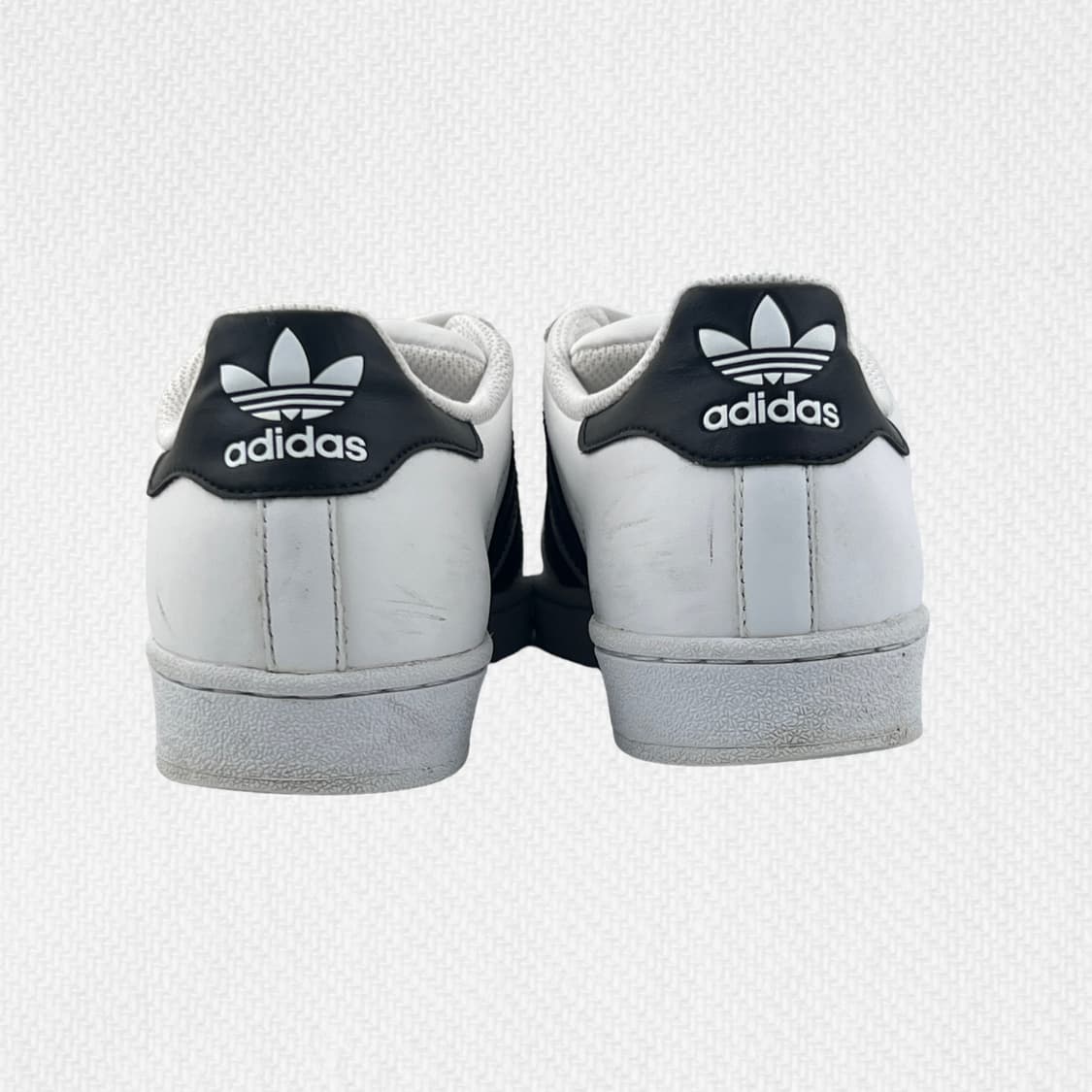 260 아디다스 슈퍼스타 파운데이션 화이트 블랙 상품이미지8