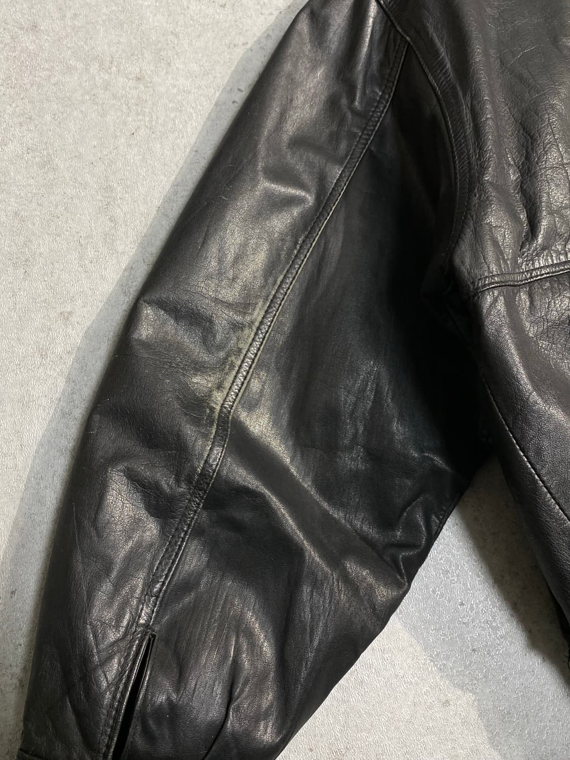 [M] 90s Back Lot 소가죽 A2 레더자켓 상품이미지8