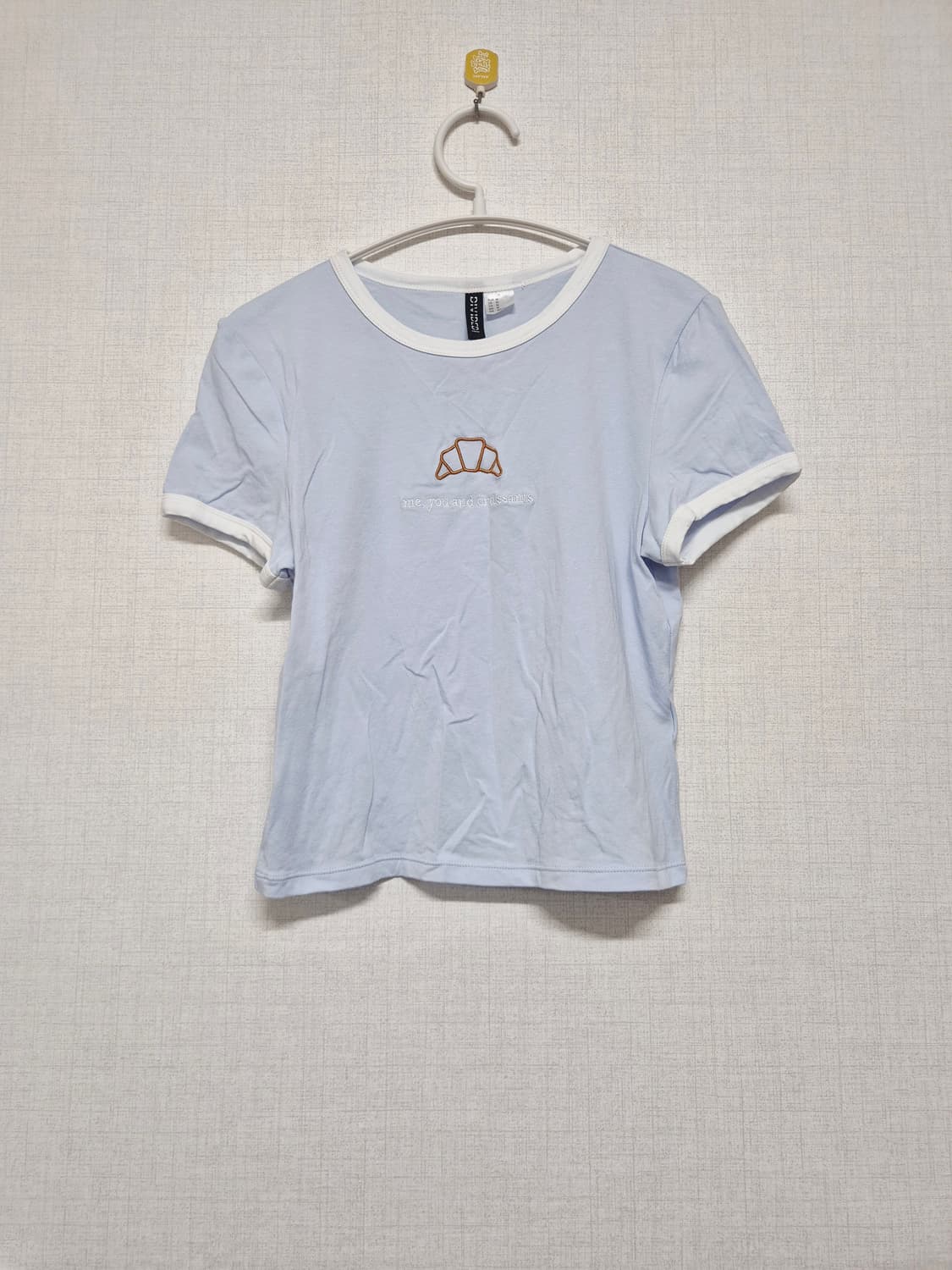 H&M 크로와상 반팔 티셔츠 상품이미지1