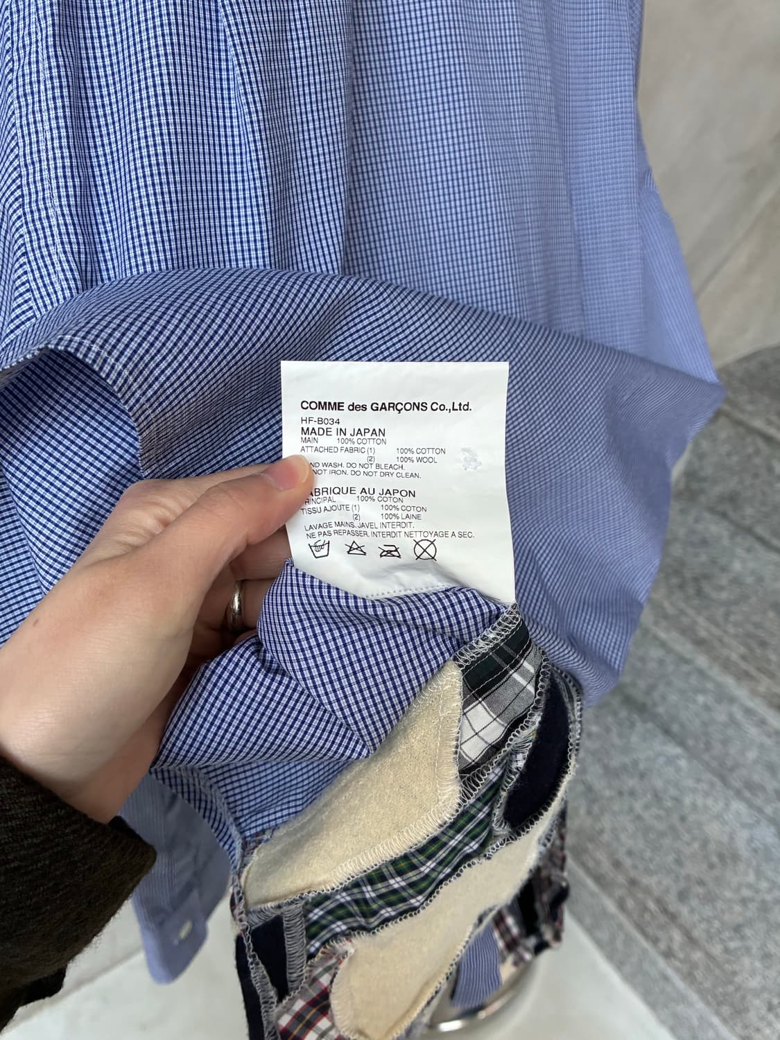 꼼데가르송 옴므 셔츠 상품이미지6